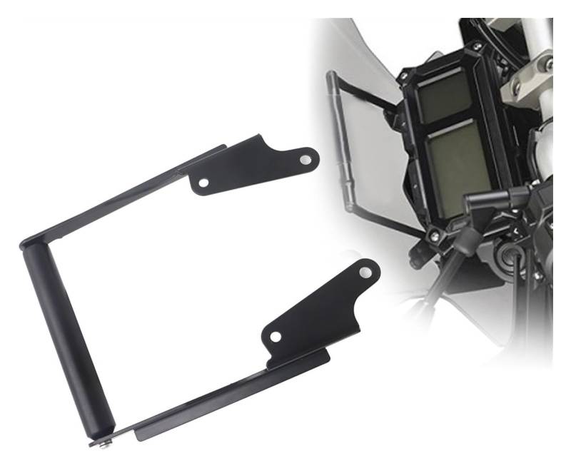 Motorrad Navigationshalterung GPS Für Y&amaha MT 09 MT09 Für Tracer 900 2016 2017 Motorrad Fronttelefonständerhalter Smartphone Telefon GPS-Navigationshalterung(22MM) von SRVSQTPTVK
