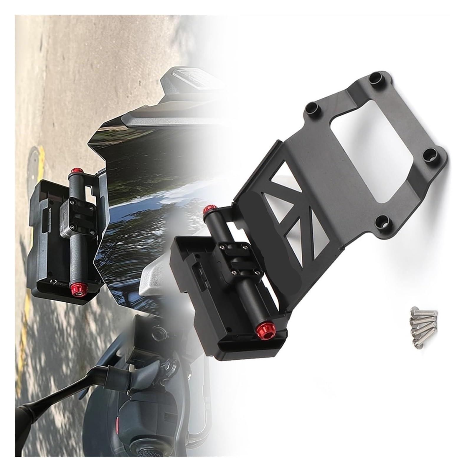 Motorrad Navigationshalterung GPS Für Y&amaha X-MAX 300 Xmax 300 XMAX300 2023 Fronttelefonhalter 22MM Mobile Navigation GPS-Halterung Standplattenunterstützung(1 Set) von SRVSQTPTVK