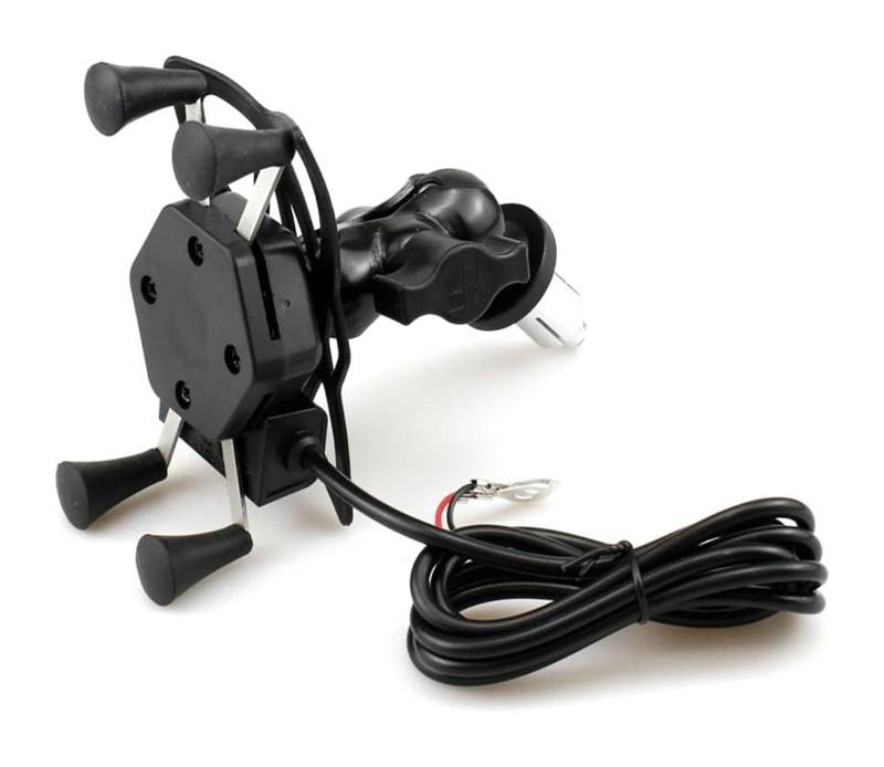 Motorrad Navigationshalterung GPS Für YZFR1 YZFR6 2003-2018 YZFR6S 2006-2009 Motorrad GPS Navigation Halterung Telefon Halter USB Ladegerät(-02-A) von SRVSQTPTVK