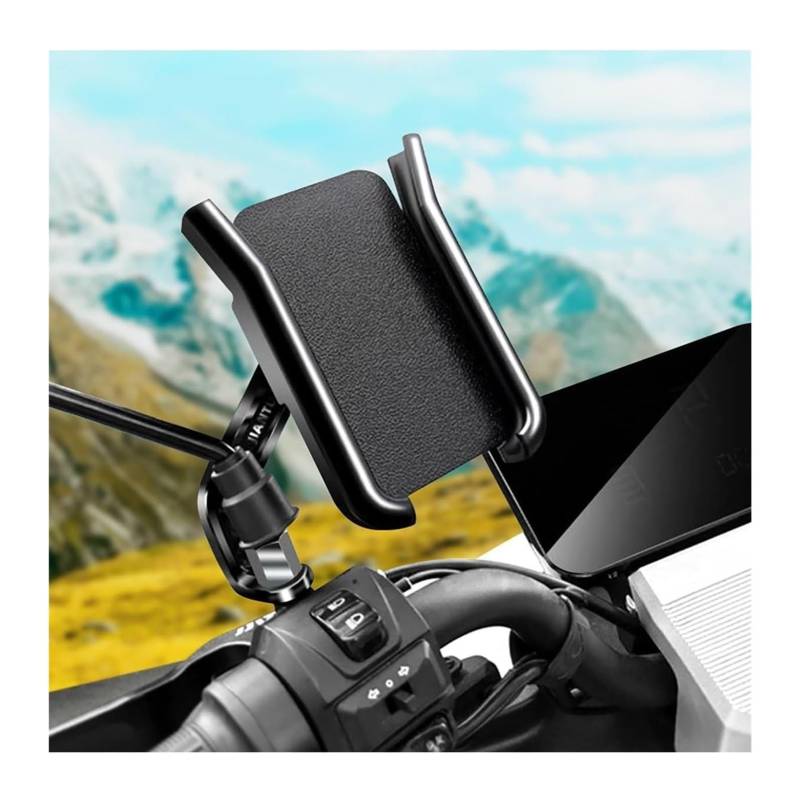 Motorrad Navigationshalterung GPS Motorräder Rückspiegel Telefon Halter GPS Navigation Telefon Halterung Motorrad Handy Ständer Rückansicht Zubehör von SRVSQTPTVK