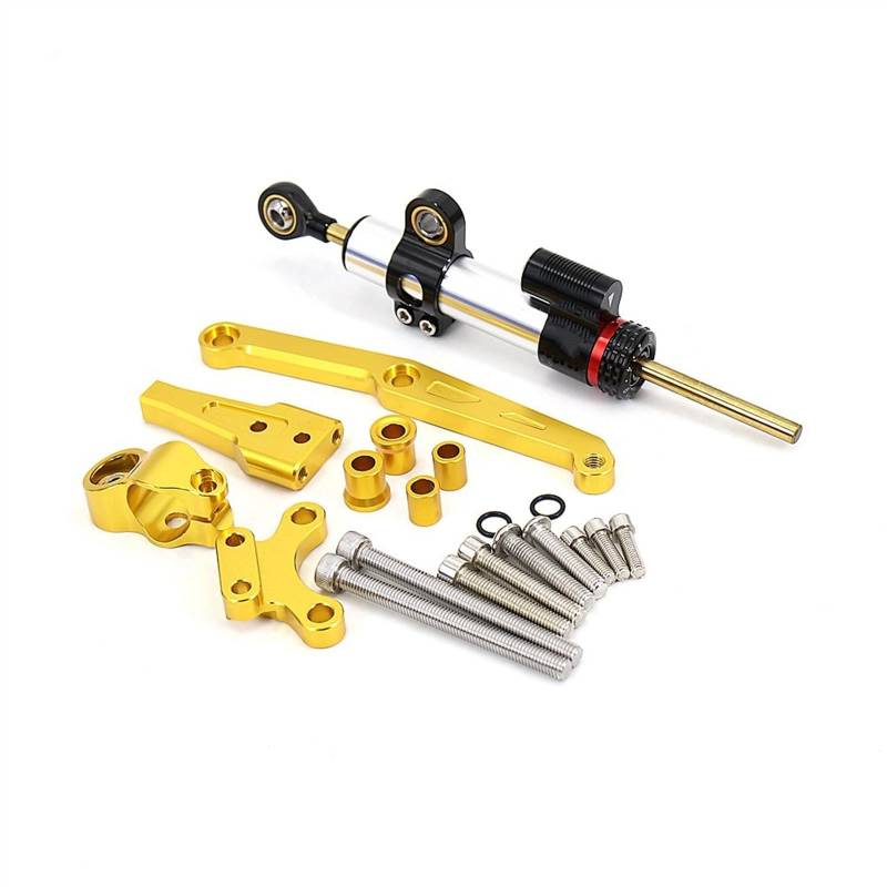 Motorrad Stabilisator Lenkungsdämpfer Für CB650R 2018 2019 2020 2021 Motorrad Lenkung Stabilisieren Dämpfer Halterung Unterstützung Mount Kit(10) von SRVSQTPTVK