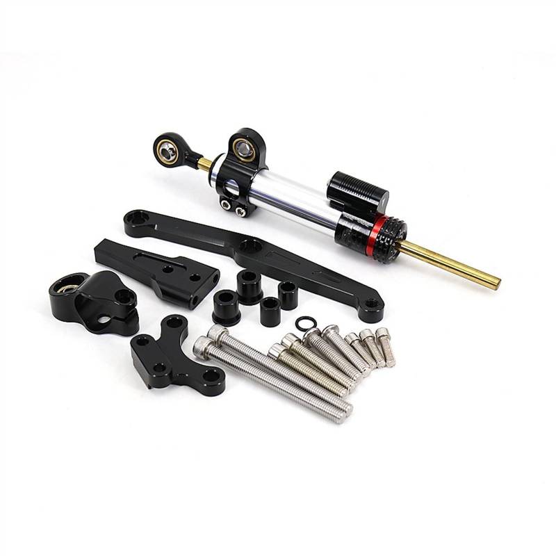 Motorrad Stabilisator Lenkungsdämpfer Für CB650R 2018 2019 2020 2021 Motorrad Lenkung Stabilisieren Dämpfer Halterung Unterstützung Mount Kit(10) von SRVSQTPTVK