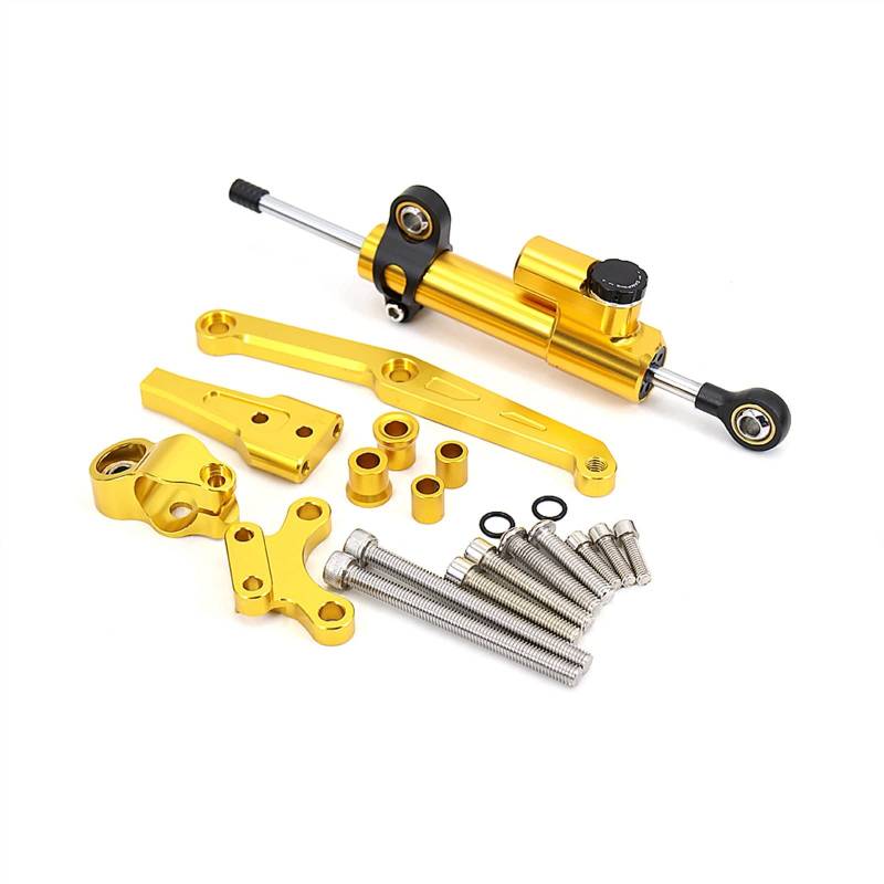 Motorrad Stabilisator Lenkungsdämpfer Für CB650R 2018 2019 2020 2021 Motorrad Lenkung Stabilisieren Dämpfer Halterung Unterstützung Mount Kit(6) von SRVSQTPTVK