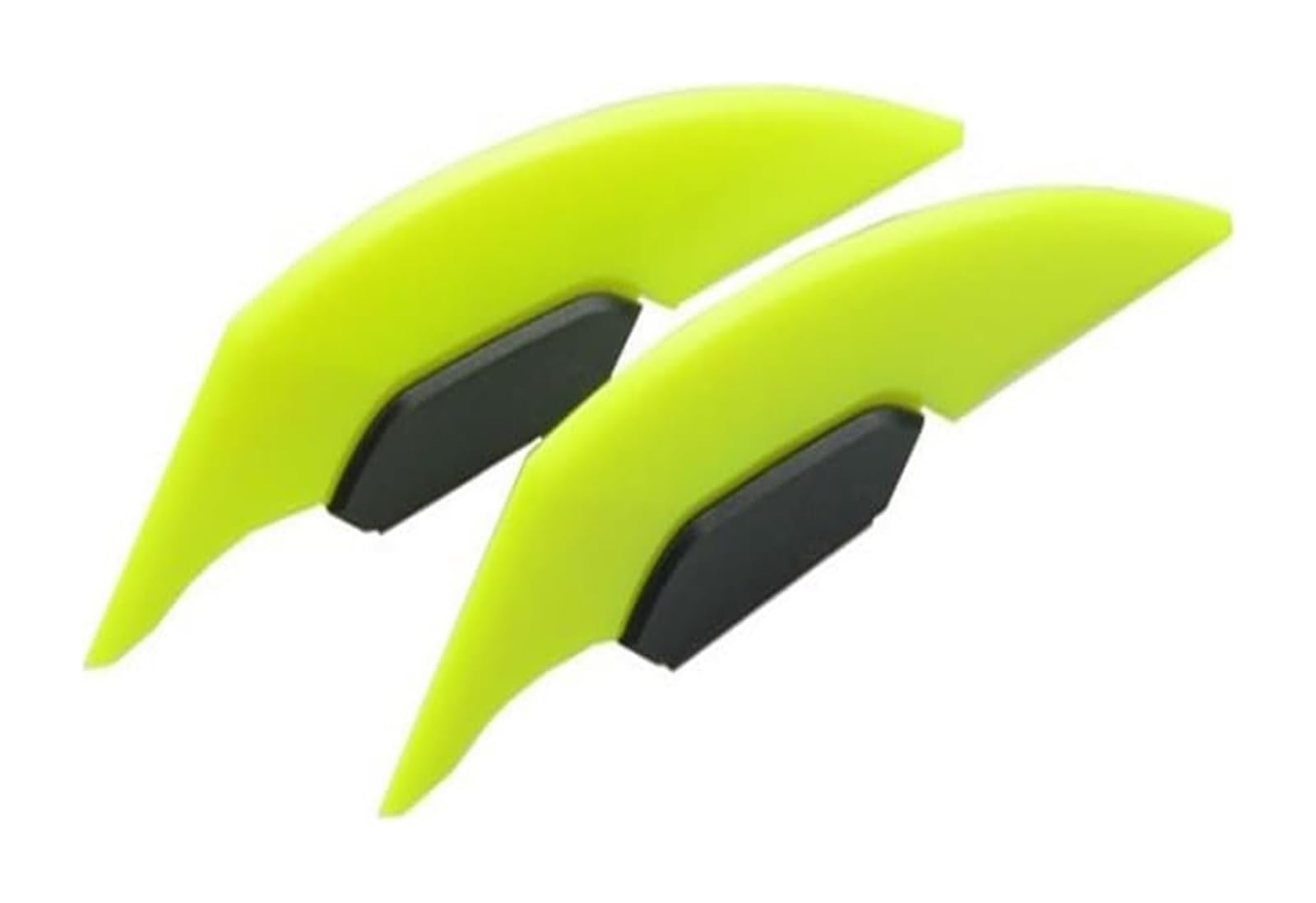 Seitenluftkanal Abdeckung 1 Paar Universal Motorrad Winglet Aerodynamischer Spoiler Dynamischer Flügel Dekoration Aufkleber Motorrad Roller Seitenverkleidung(Gelb) von SRVSQTPTVK