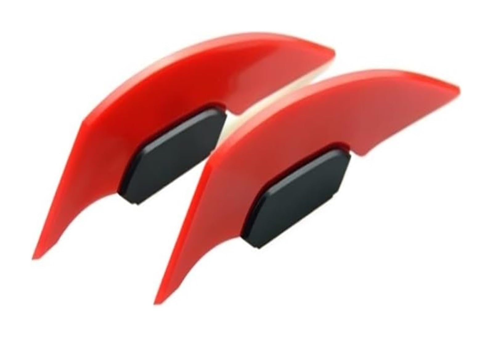 Seitenluftkanal Abdeckung 1 Paar Universal Motorrad Winglet Aerodynamischer Spoiler Dynamischer Flügel Dekoration Aufkleber Motorrad Roller Seitenverkleidung(R) von SRVSQTPTVK