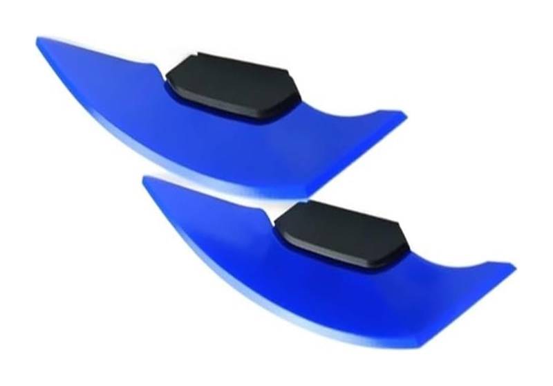 Seitenluftkanal Abdeckung 2 Stück Motorrad Winglet Aerodynamischer Spoiler Flügel Seitenspoiler Aufkleber Aufkleber Motorrad Dekoration Zubehör Seitenverkleidung(Blau) von SRVSQTPTVK