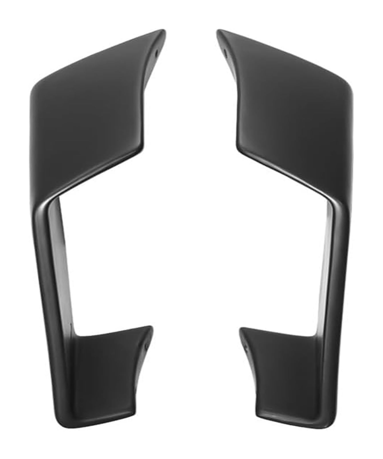 Seitenluftkanal Abdeckung Für A&prilia Für RSV4 2009–2020 Motorrad-Starrflügel-Spoiler-Flügelabweiser, Aerodynamisches Seiten-Winglet-Verkleidungsset Seitenverkleidung(Bright Black) von SRVSQTPTVK