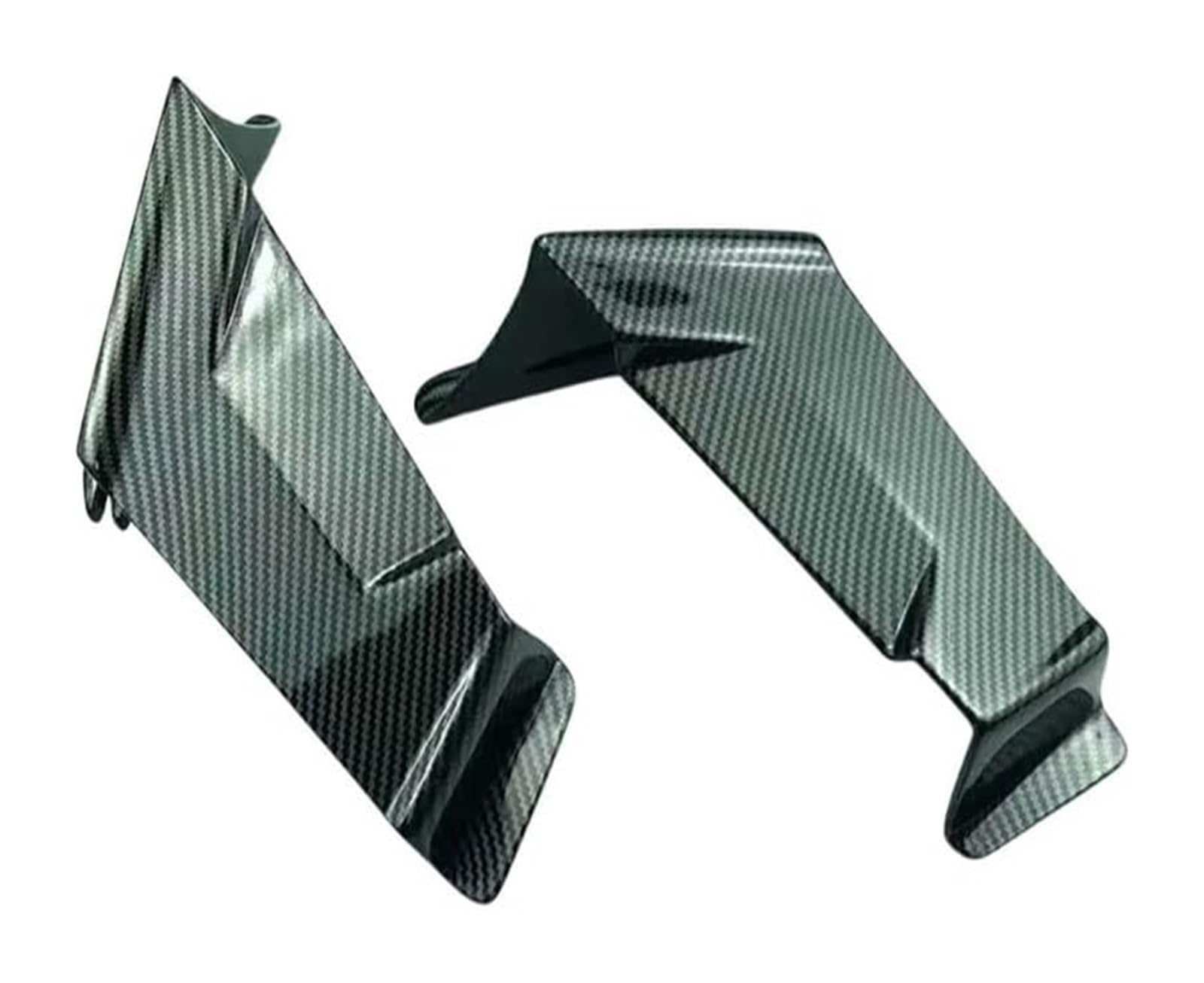 Seitenluftkanal Abdeckung Für A&prilia Für Tuono 660 2021-2023 Motorrad Winglet Aerodynamische Flügel Kit Spoiler Frontspoiler Fxed Wind Winglets Seitenverkleidung(Carbon Fiber Texture) von SRVSQTPTVK