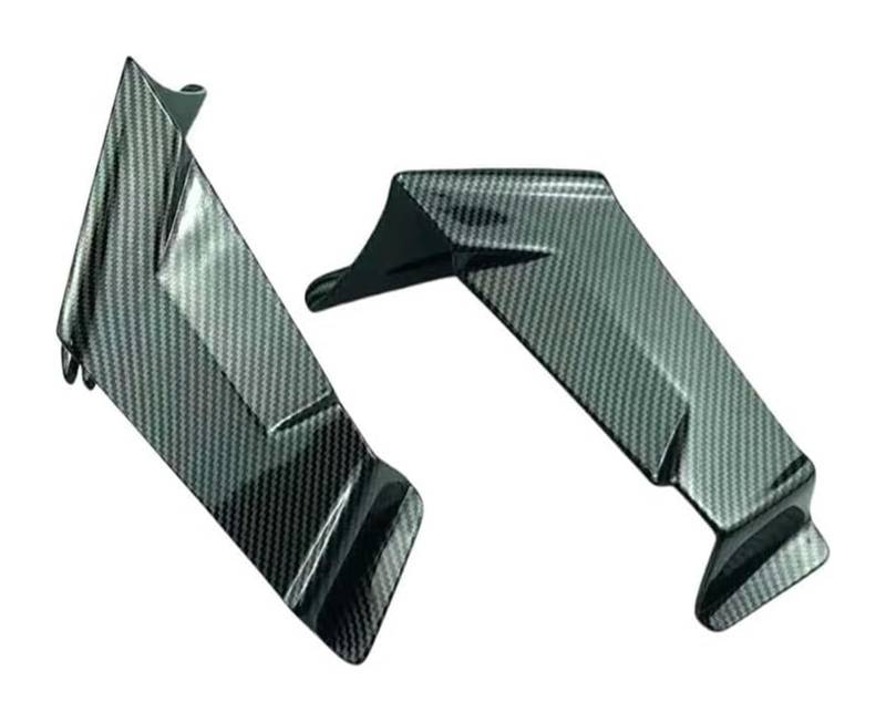 Seitenluftkanal Abdeckung Für A&prilia Für Tuono 660 2021-2023 Motorrad Winglet Aerodynamische Flügel Kit Spoiler Frontspoiler Fxed Wind Winglets Seitenverkleidung(Carbon Fiber Texture) von SRVSQTPTVK