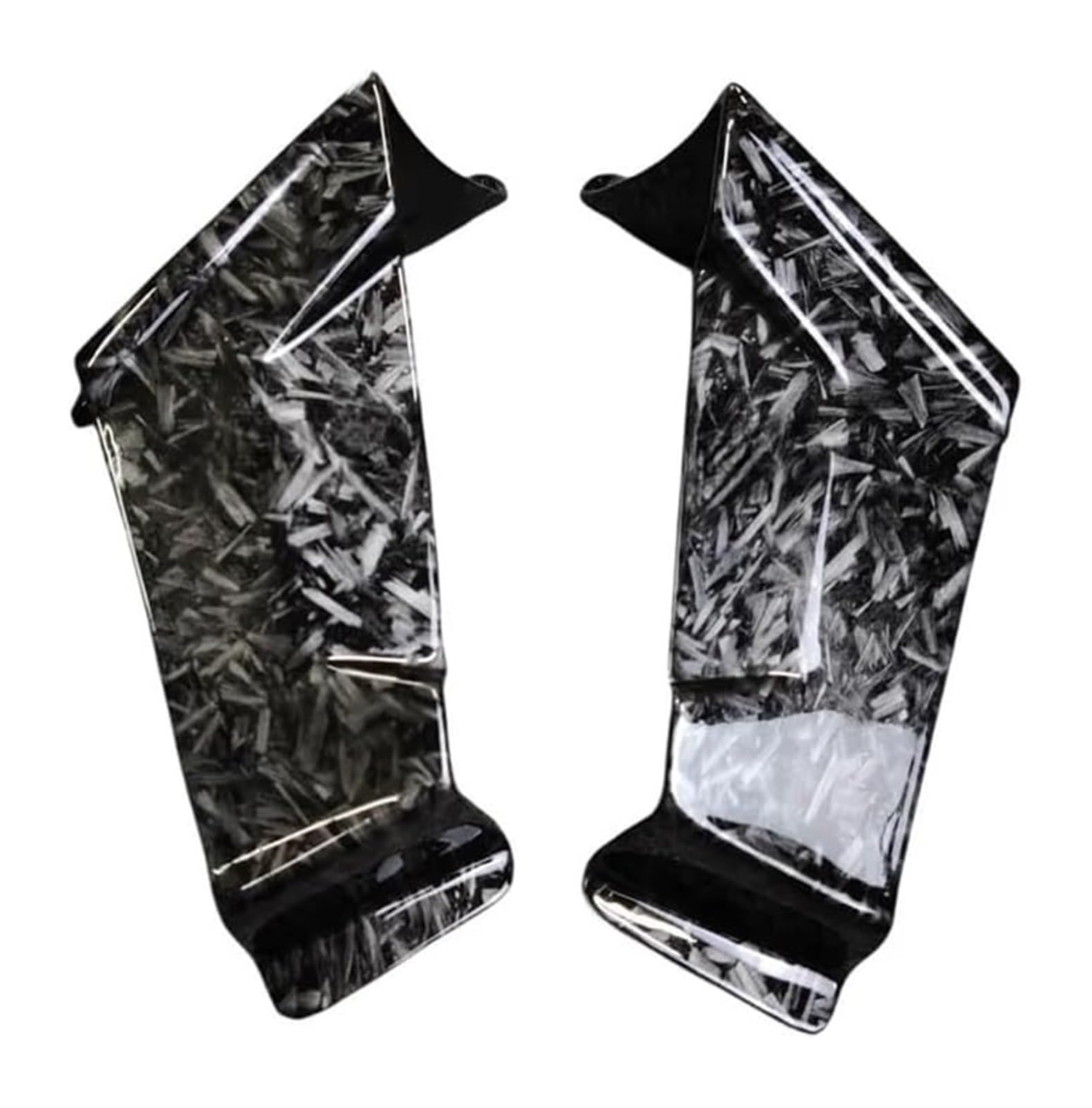 Seitenluftkanal Abdeckung Für A&prilia Für Tuono 660 2021-2023 Motorrad Winglet Aerodynamische Flügel Kit Spoiler Frontspoiler Fxed Wind Winglets Seitenverkleidung(Forged Texture) von SRVSQTPTVK