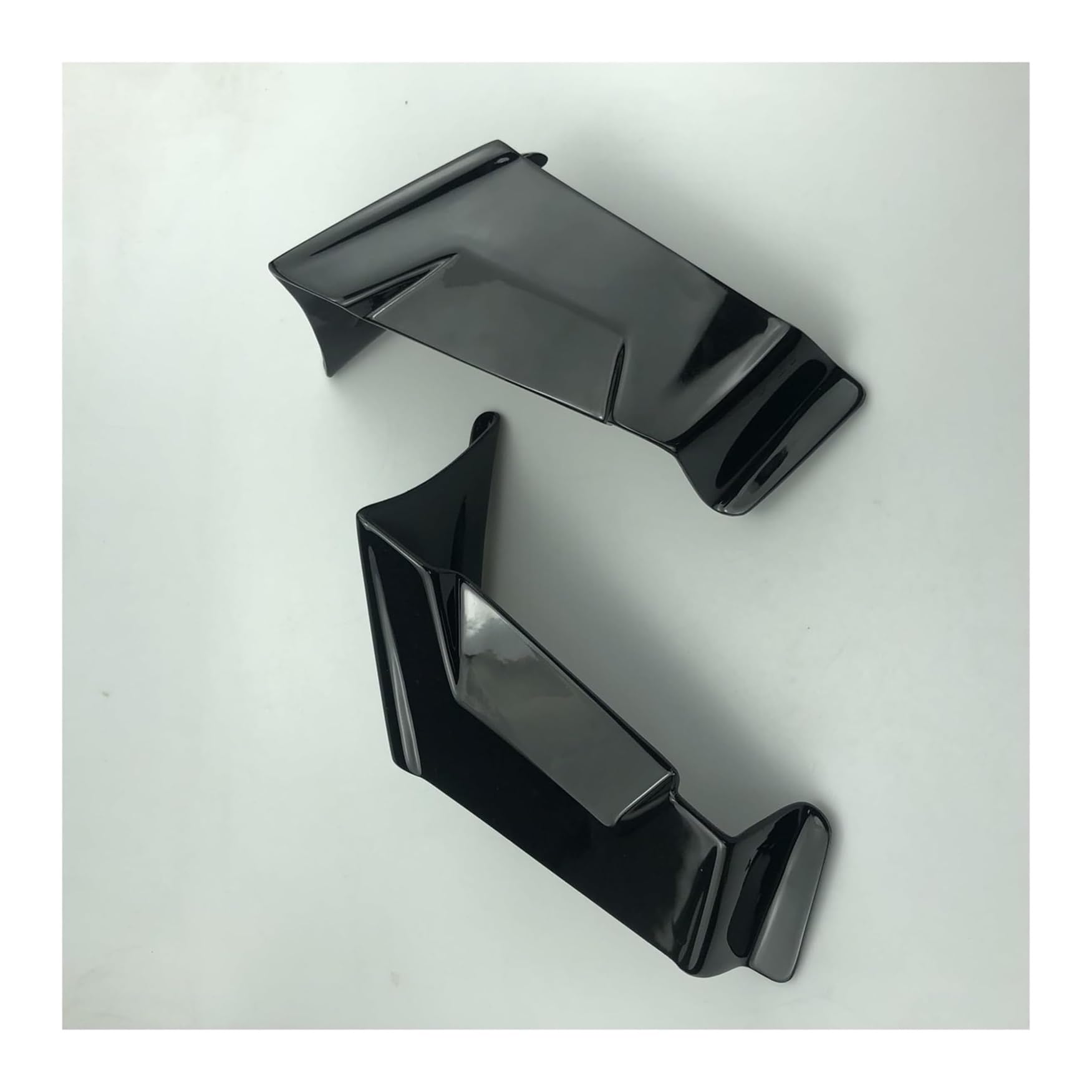 Seitenluftkanal Abdeckung Für A&prilia Für Tuono 660 Für RS660 2021-2023 Frontspoiler Fxed Wind Winglets Motorrad Winglet Aerodynamische Flügel Kit Spoiler Seitenverkleidung(Bright Black) von SRVSQTPTVK