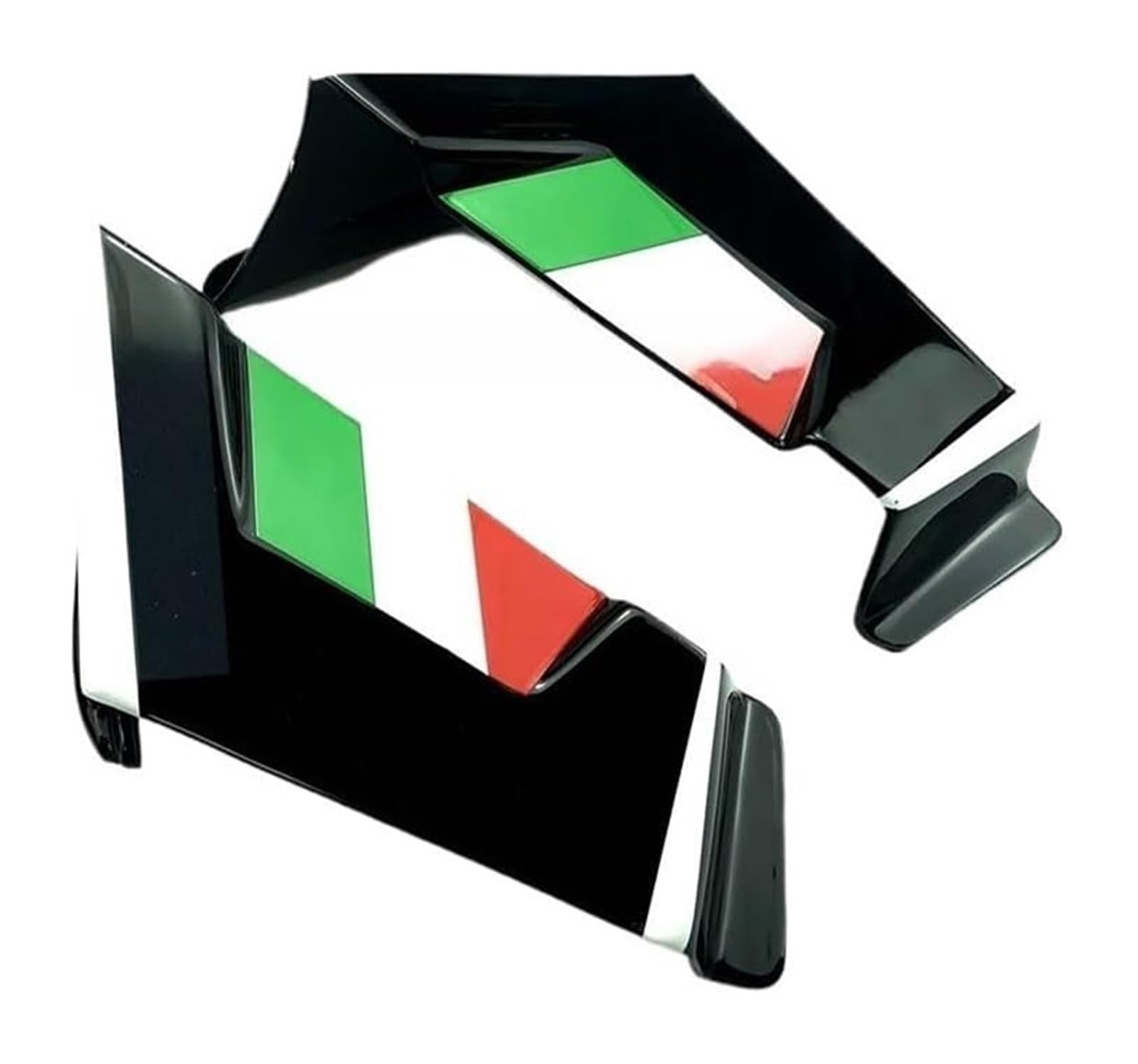 Seitenluftkanal Abdeckung Für A&prilia Für Tuono 660 Für RS660 2021-2023 Motorrad Winglet Aerodynamische Flügel Kit Spoiler Frontspoiler Fxed Wind Winglets Seitenverkleidung(Bright Black) von SRVSQTPTVK