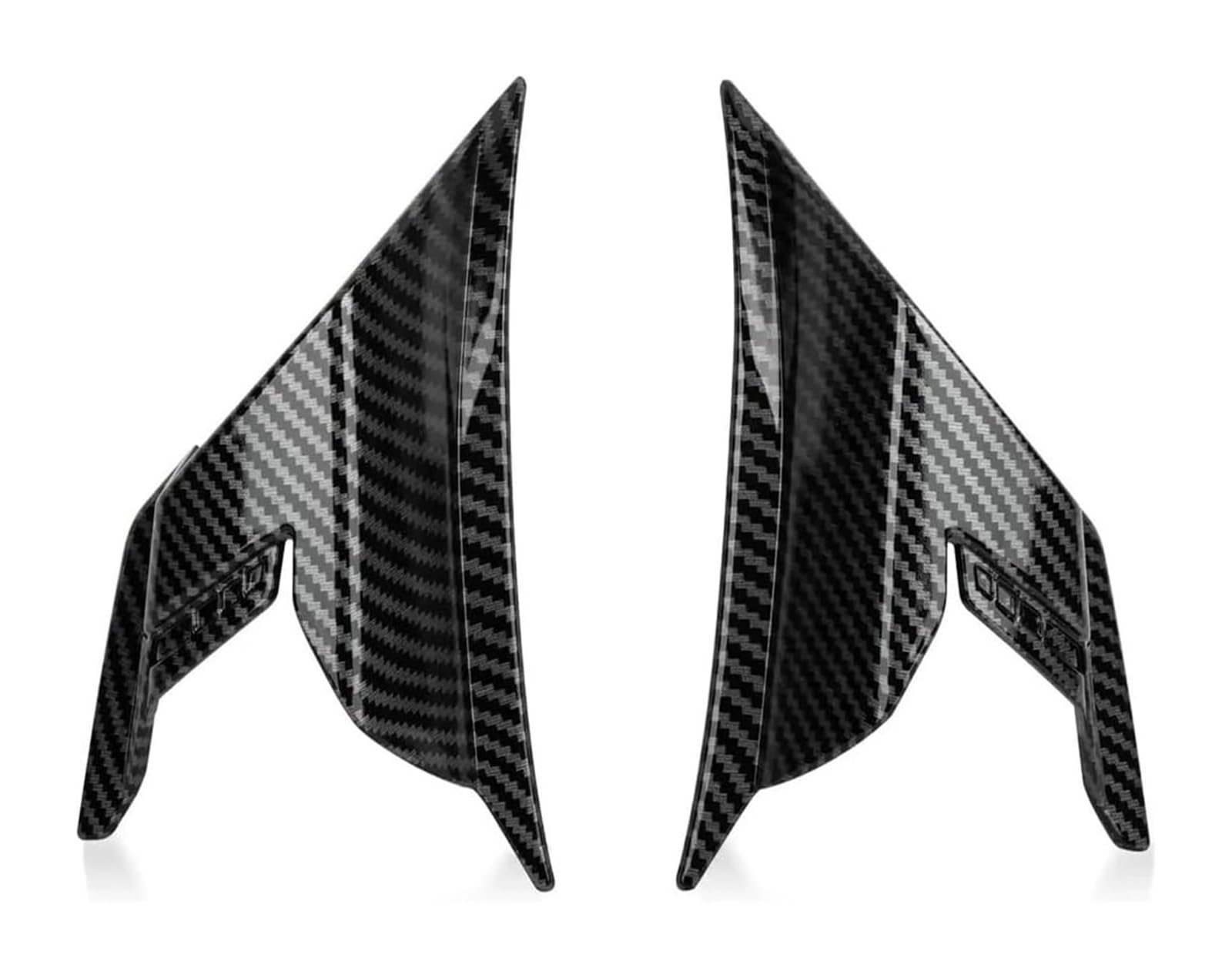 Seitenluftkanal Abdeckung Für ADV160 Adv160 ADV 160 Motorrad Aerodynamische Winglet ABS Spoiler Kompatible Modelle Seitenspoiler Seitenverkleidung(Carbon) von SRVSQTPTVK