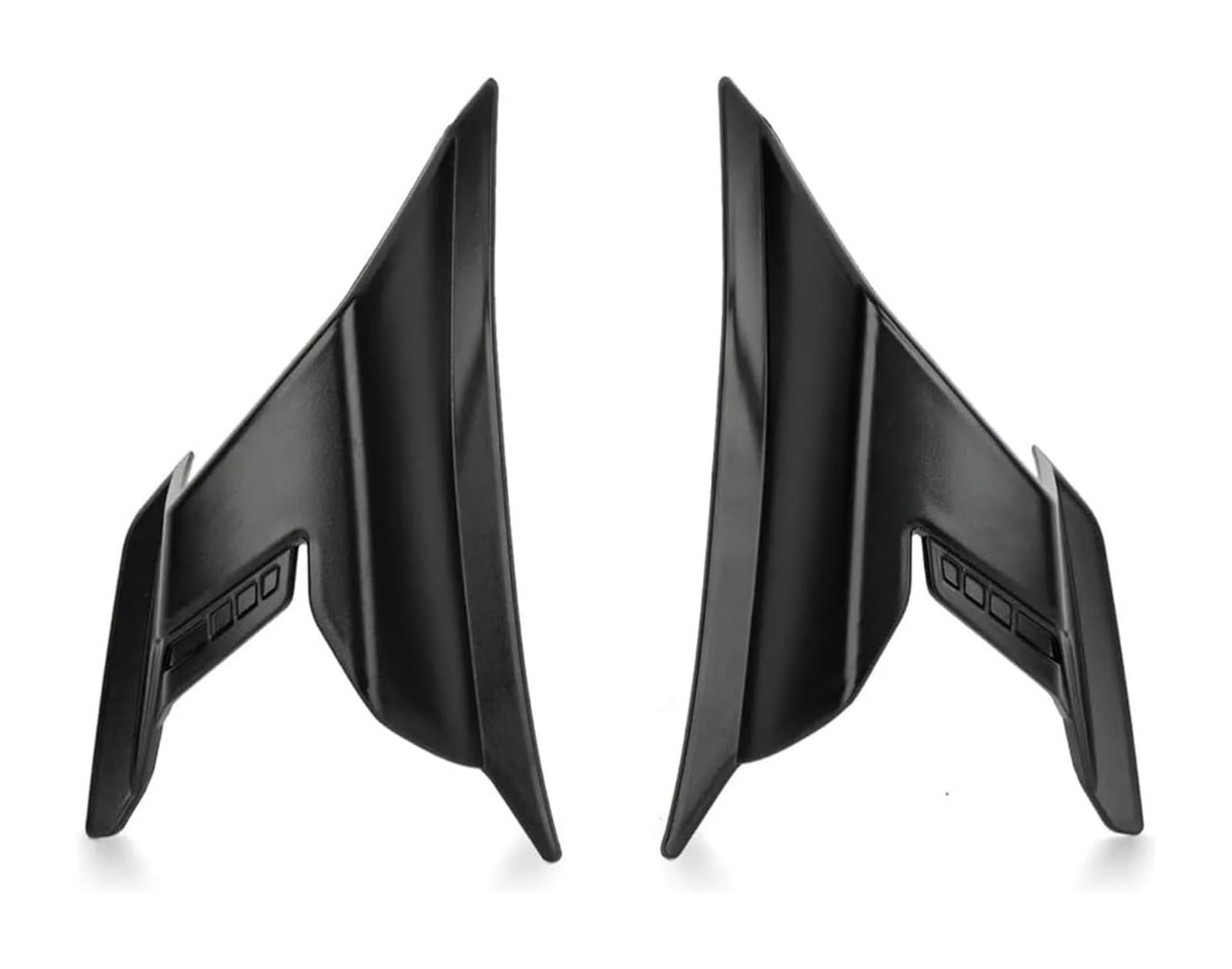 Seitenluftkanal Abdeckung Für ADV160 Adv160 ADV 160 Motorrad Aerodynamische Winglet ABS Spoiler Kompatible Modelle Seitenspoiler Seitenverkleidung(Schwarz) von SRVSQTPTVK