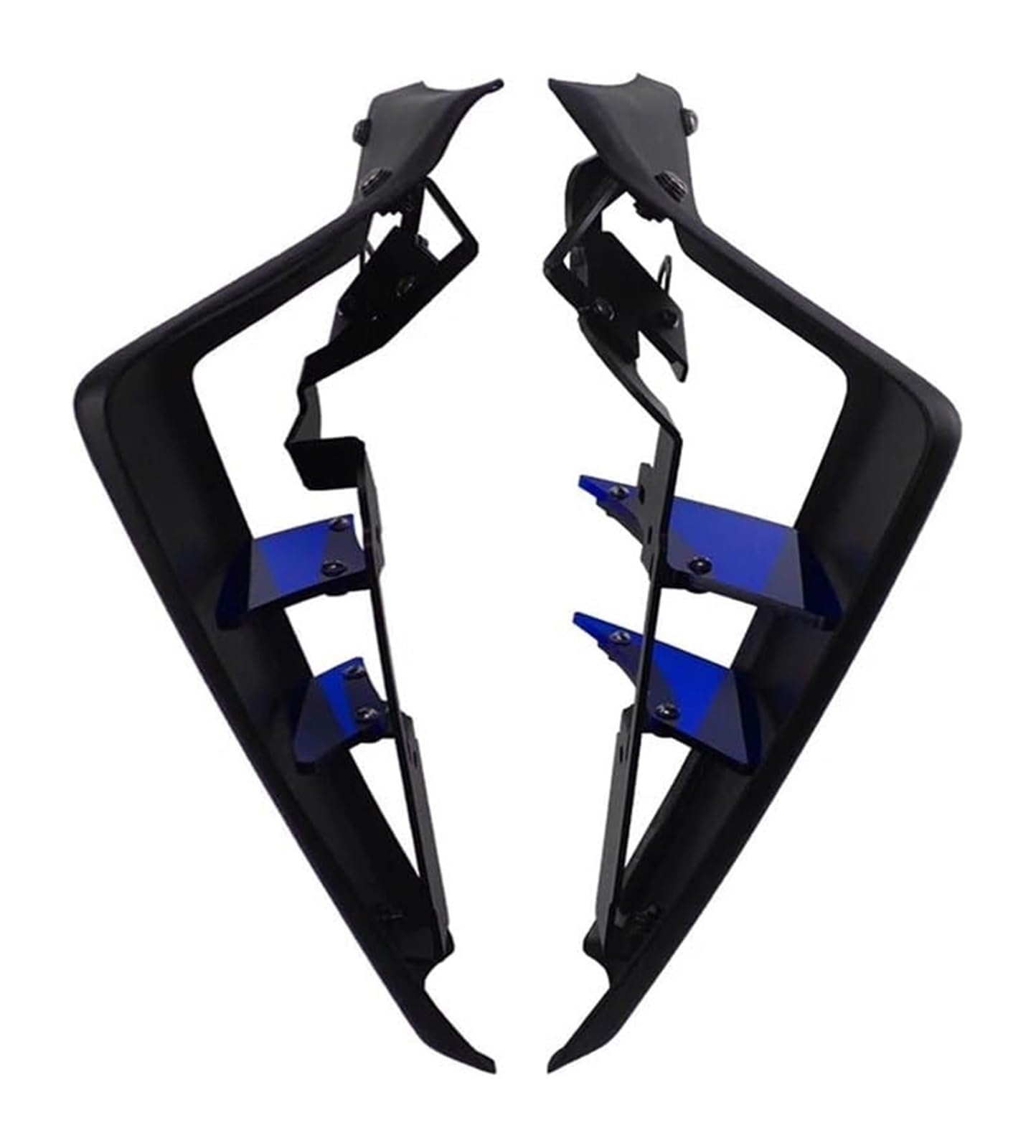 Seitenluftkanal Abdeckung Für CB650R 2019-2023 Motorrad Seite Windschutzscheibe Verkleidung Windschutzscheibe Seite Spoiler Motorrad Seite Flügel Seitenverkleidung(Blau) von SRVSQTPTVK
