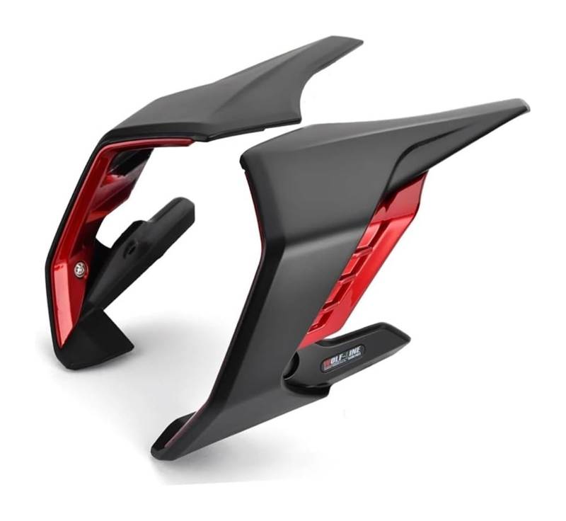 Seitenluftkanal Abdeckung Für CB650R 2019-2023 Motorrad Seitenflügel Motorrad Vorderseite Spoiler Winglet Seitenspoiler Air Deflektor Flügel Seitenverkleidung von SRVSQTPTVK