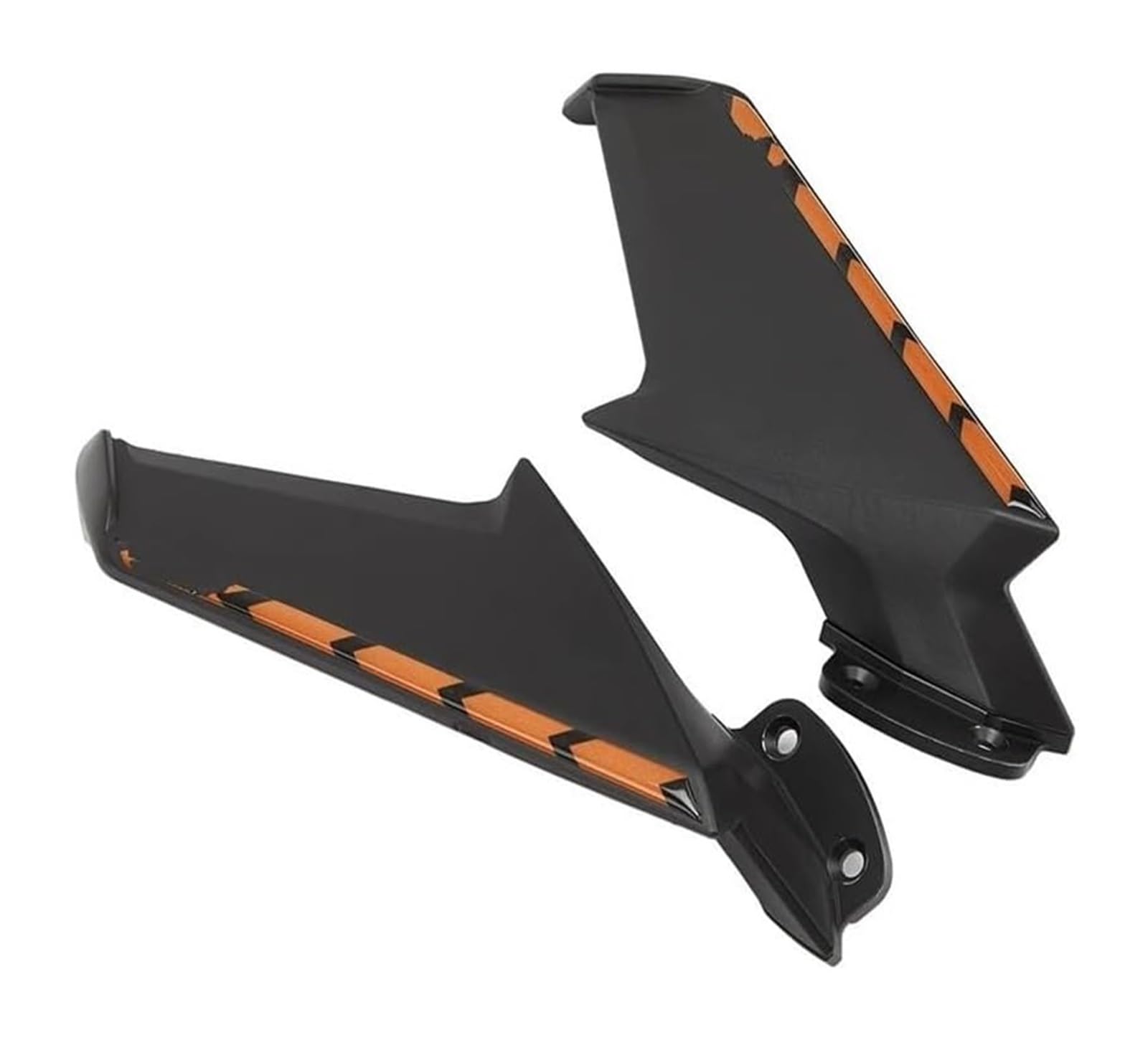 Seitenluftkanal Abdeckung Für CBR1000RR 2008-2017 Motorrad Feste Wind Flügel Rückspiegel Wind Flow Front Verkleidung Seite Spoiler Winglets Seitenverkleidung(Matte Black orange) von SRVSQTPTVK