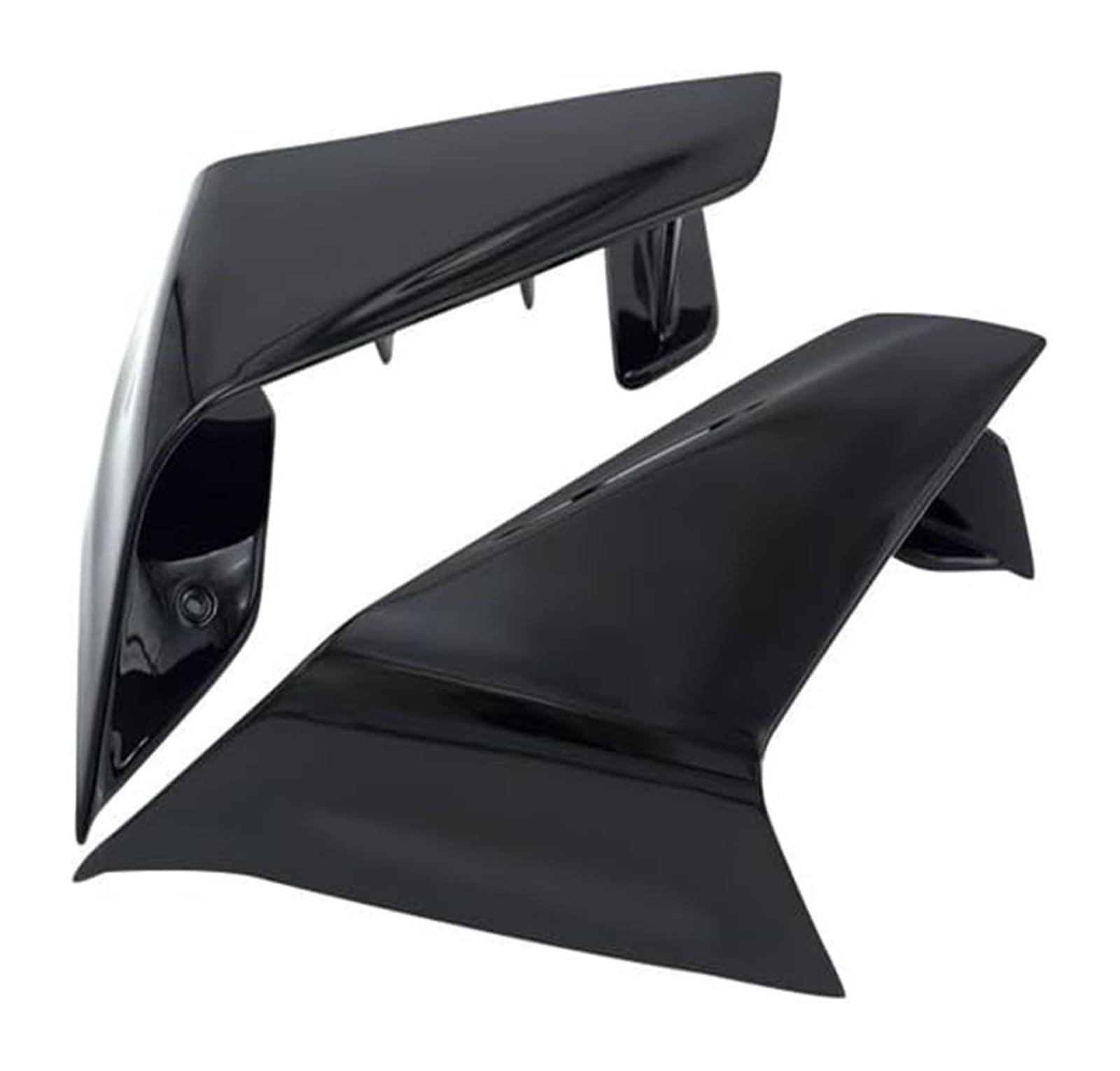 Seitenluftkanal Abdeckung Für CBR1000RR 2017-2019 Motorradzubehör Aerodynamischer Spoiler Feste Flügelverkleidung Seitenspoiler Seitenflügel Seitenverkleidung(Schwarz) von SRVSQTPTVK