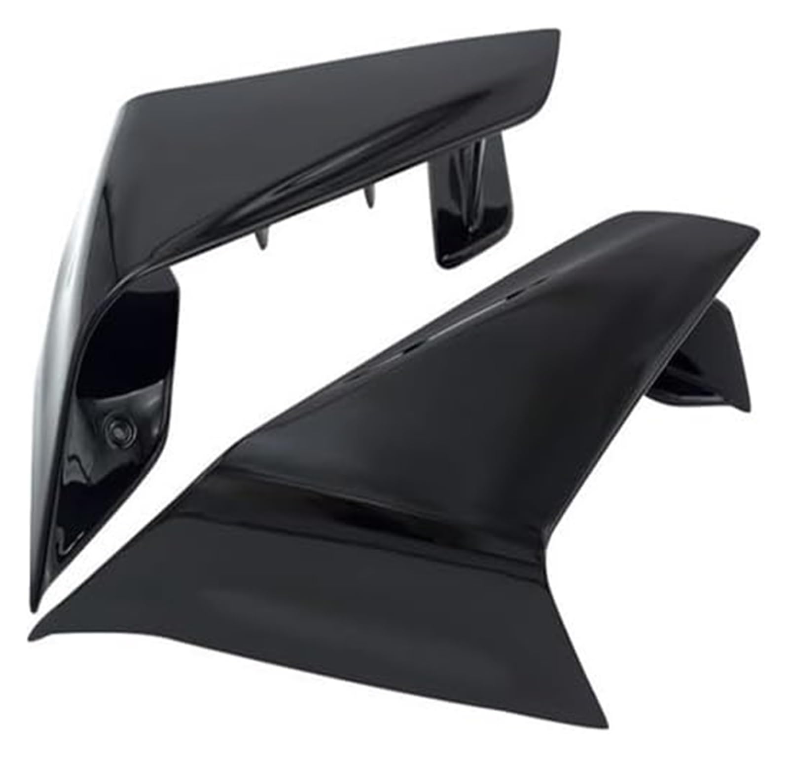 Seitenluftkanal Abdeckung Für CBR1000RR 2017-2020 Seite Spoiler Gugel Motorrad Aerodynamische Deflektor Feste Flügel Verkleidung Geeignet Seitenverkleidung(Bright Black) von SRVSQTPTVK