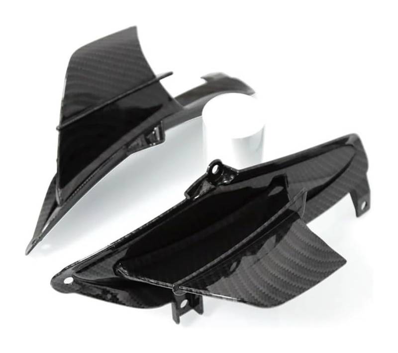 Seitenluftkanal Abdeckung Für CBR650R 2019-2023 Motorrad Front Licht Gugel Seite Winglets Dynamische Flügel Fin Spoiler Trim Feste Flügel Carbon Faser Seitenverkleidung von SRVSQTPTVK