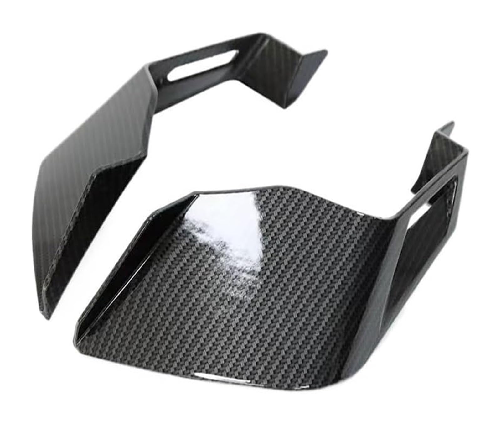 Seitenluftkanal Abdeckung Für CBR650R CBR 650R 2019-2023 Motorrad Winglets Aerodynamische Flügel Kit Feste Seitenflügel Spoiler Verkleidung Seitenverkleidung(Carbon Fiber) von SRVSQTPTVK