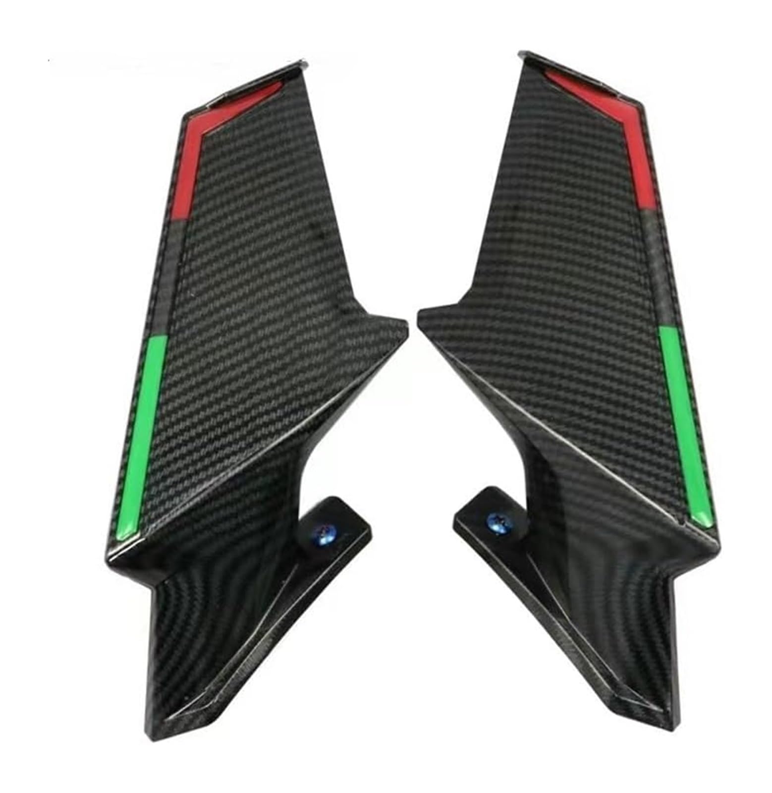 Seitenluftkanal Abdeckung Für CBR650R CBR500R CB650R CB650F CBR650F CBR400R Motorrad Front Winglets Aerodynamische Seite Flügel Spoiler Verkleidung Seitenverkleidung(1) von SRVSQTPTVK