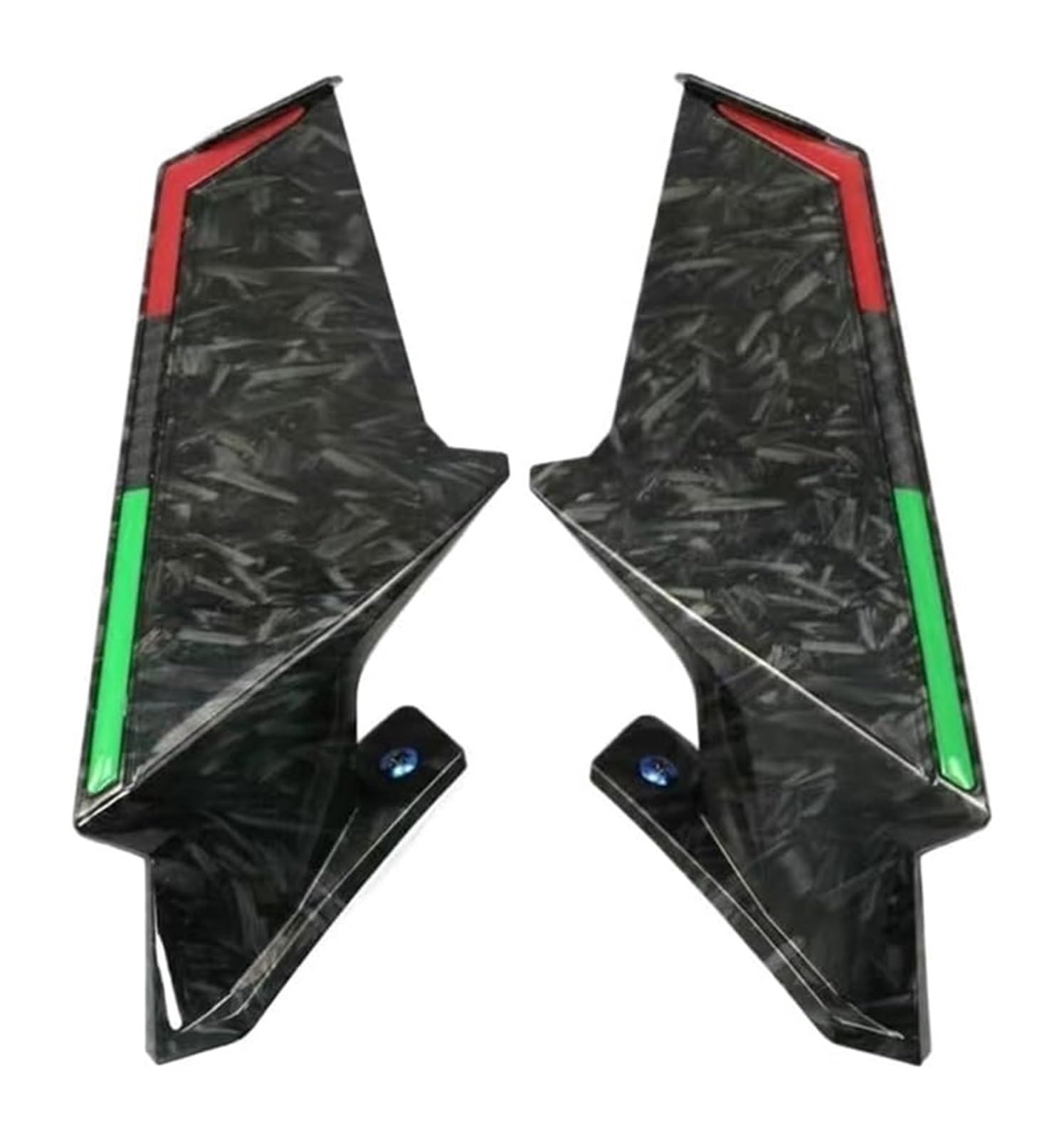 Seitenluftkanal Abdeckung Für CBR650R CBR500R CB650R CB650F CBR650F CBR400R Motorrad Front Winglets Aerodynamische Seite Flügel Spoiler Verkleidung Seitenverkleidung(Forge) von SRVSQTPTVK