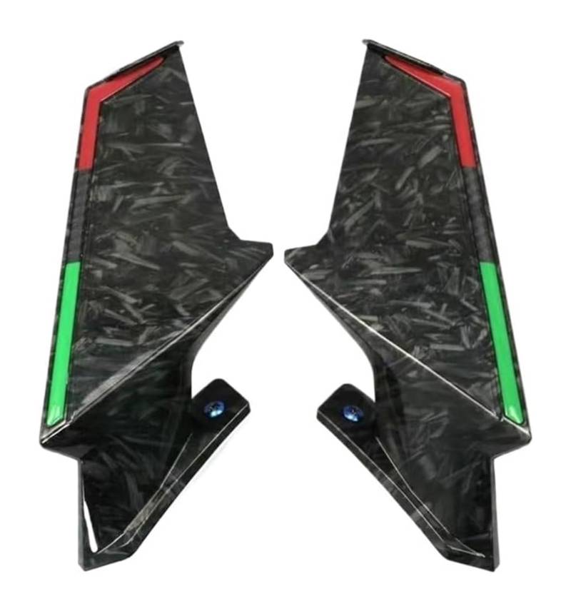 Seitenluftkanal Abdeckung Für CBR650R CBR500R CB650R CB650F CBR650F CBR400R Motorrad Front Winglets Aerodynamische Seite Flügel Spoiler Verkleidung Seitenverkleidung(Forge) von SRVSQTPTVK