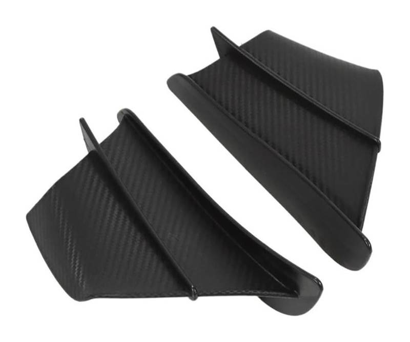 Seitenluftkanal Abdeckung Für CBR650R CBR650F CBR500R CBR1000RR Motorrad Winglet Aerodynamische Flügel Kit Spoiler Motorrad Spoiler Flügel Seitenverkleidung(Matte Carbon Look) von SRVSQTPTVK