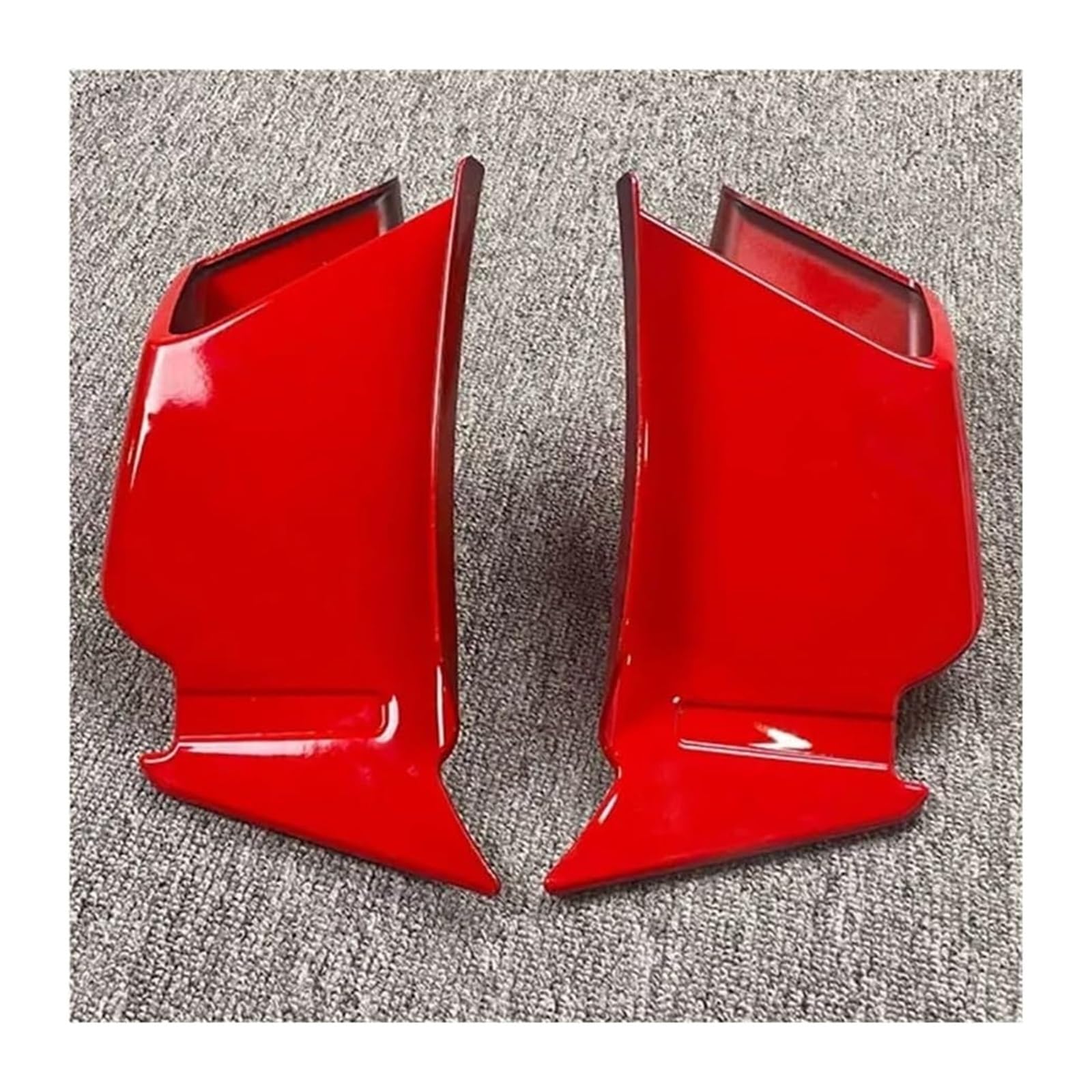 Seitenluftkanal Abdeckung Für CBR650R Für CBR 650R 2019-2023 Motorrad Spiegel Vorne Winglets Aerodynamische Flügel Seite Flügel Spoiler Verkleidung Seitenverkleidung(A Type Red) von SRVSQTPTVK