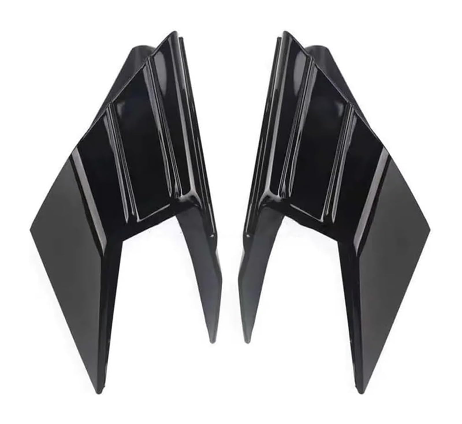 Seitenluftkanal Abdeckung Für CBR650R Für CBR 650R 2019-2023 Motorrad Spiegel Vorne Winglets Aerodynamische Flügel Seite Flügel Spoiler Verkleidung Seitenverkleidung(B Type Black) von SRVSQTPTVK