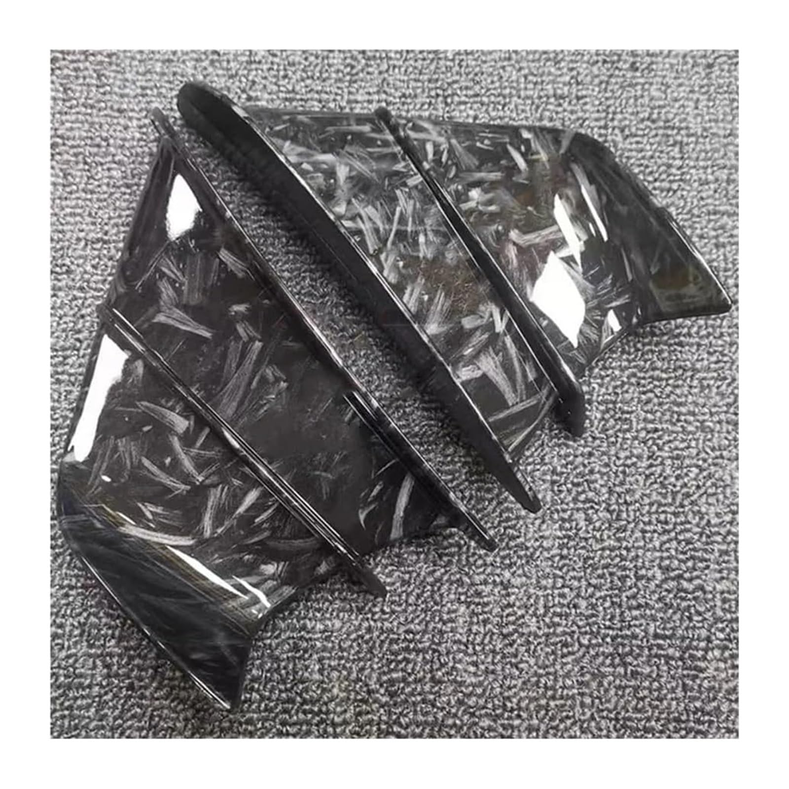 Seitenluftkanal Abdeckung Für CBR650R Für CBR 650R 2019-2023 Motorrad Spiegel Vorne Winglets Aerodynamische Flügel Seite Flügel Spoiler Verkleidung Seitenverkleidung(C Type Color-01) von SRVSQTPTVK