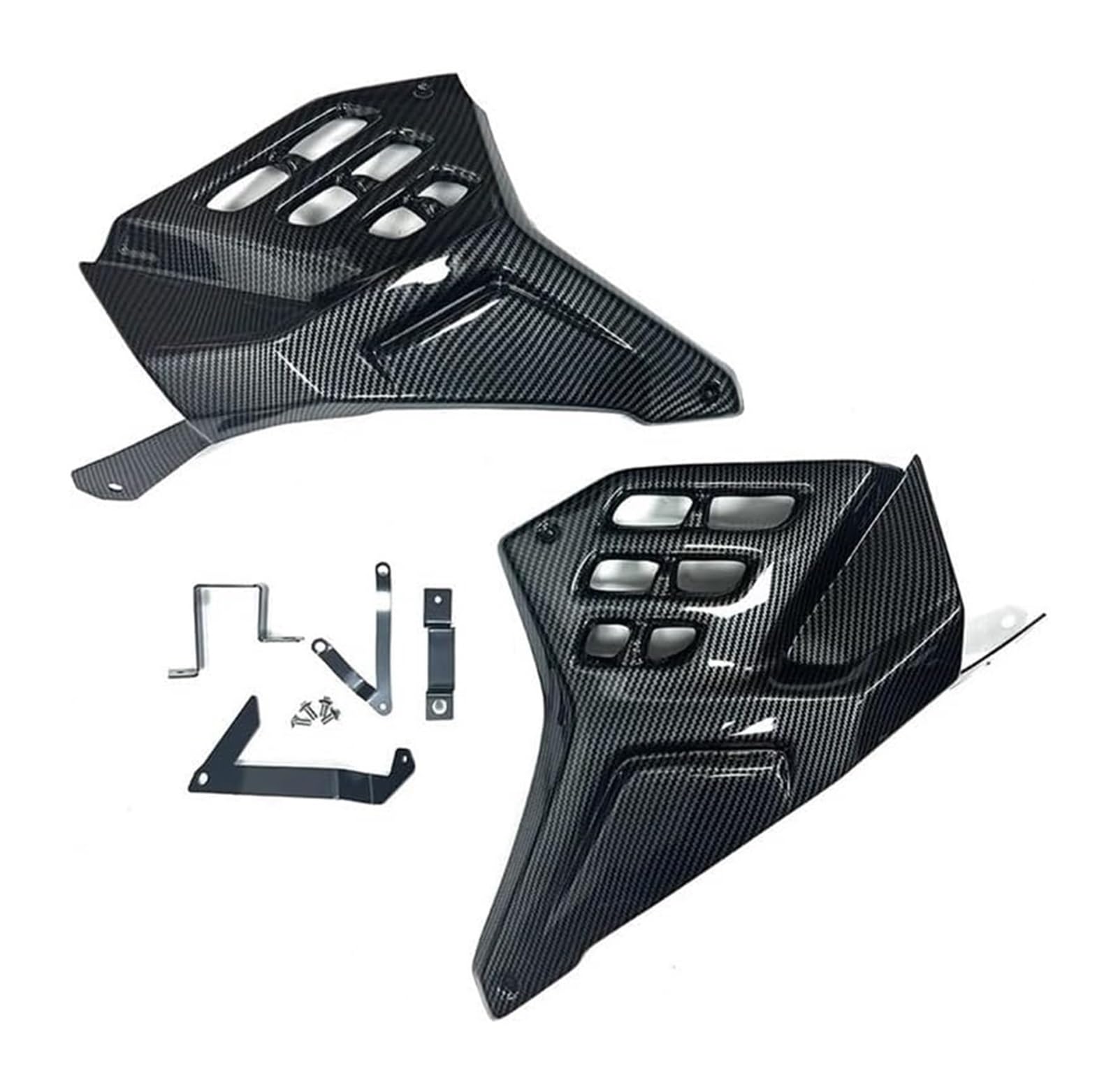 Seitenluftkanal Abdeckung Für CBR650R Für CBR650R 2019-2023 Sitz Seite Verkleidung Rahmen Spoiler Seite Gugel Abdeckung Panel Seite Spoiler Gugel Seitenverkleidung(Color-01) von SRVSQTPTVK
