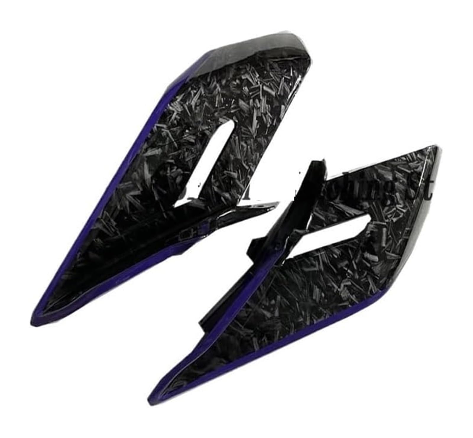 Seitenluftkanal Abdeckung Für CF&Moto 450SR 450 SR 2022 2023 Motorradteile Vorderseite Abtrieb Nackte Spoiler Feste Winglet-Verkleidungsflügel Seitenverkleidung(Forge Pattern Purple) von SRVSQTPTVK