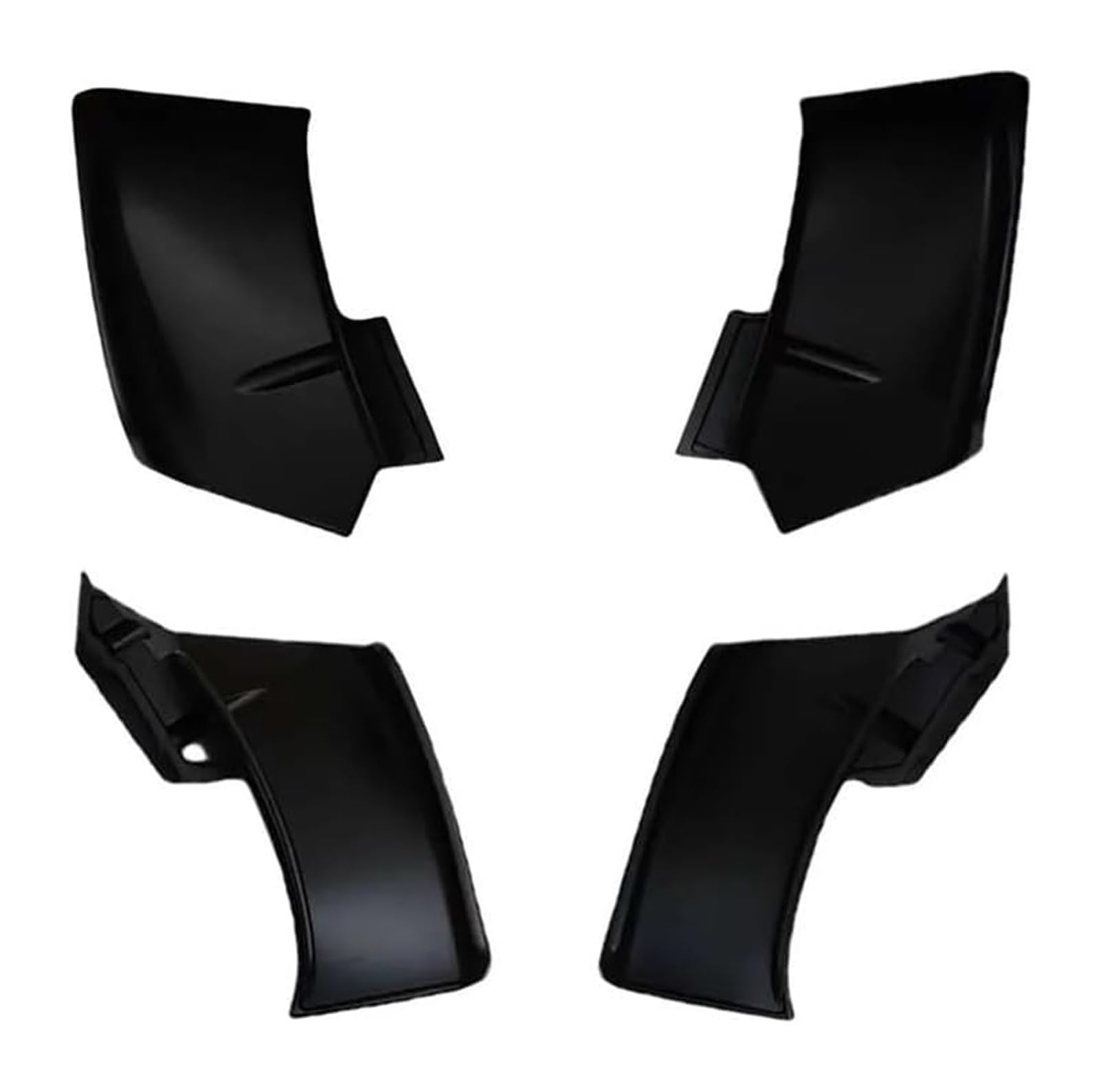 Seitenluftkanal Abdeckung Für D&ucati Für Street Für Fighter Für V4 Für V4S Für V4SP Für V2 Motorrad Winglet Wing Kit Winglets Flügel Spoiler Fxed Seitenverkleidung(Schwarz) von SRVSQTPTVK