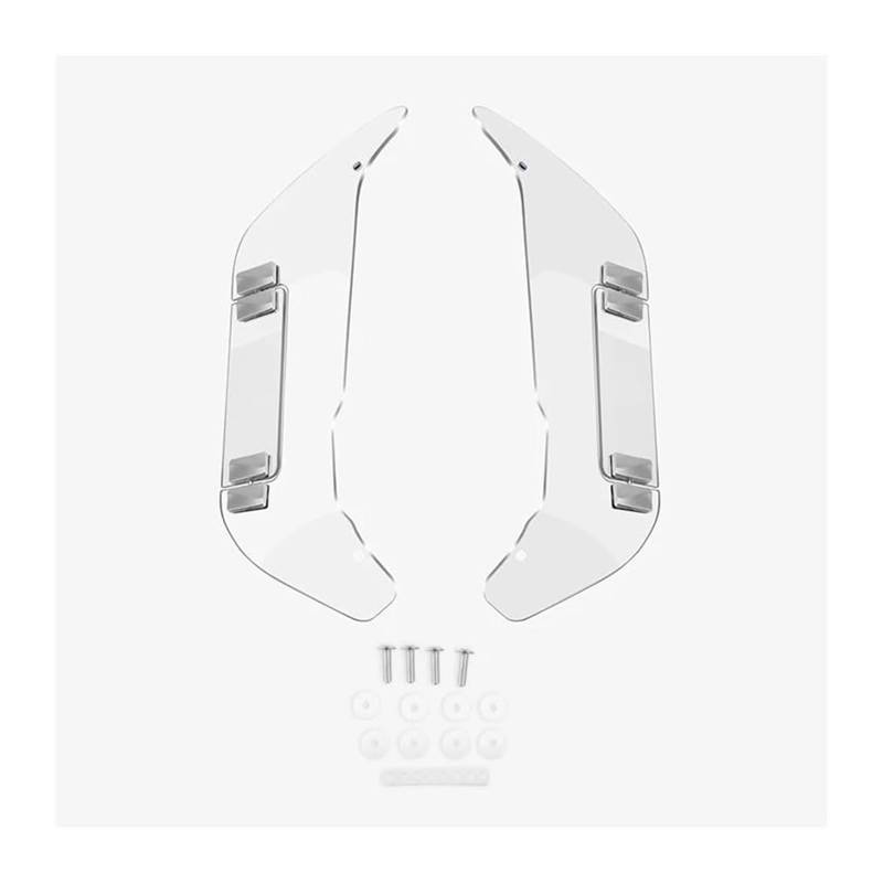 Seitenluftkanal Abdeckung Für Goldwing GL1800 GL1800B F6B 2018-2023 Motorrad PC Einstellbare Windschutzscheibe Seite Spoiler Windschutzscheibe Verkleidung Seitenverkleidung(6) von SRVSQTPTVK