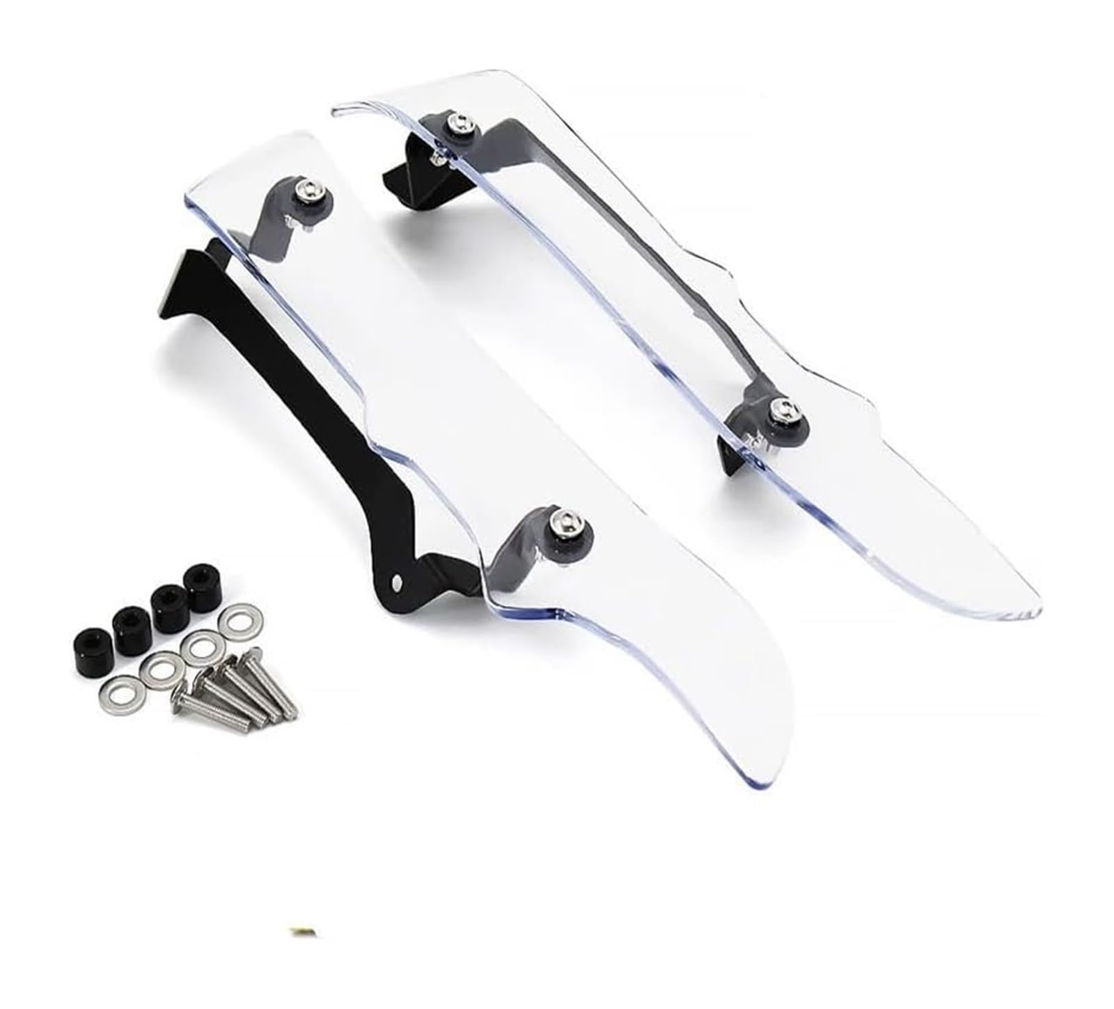 Seitenluftkanal Abdeckung Für K 1600 B K1600B K 1600 GTL K1600GTL Motorrad Zubehör Seite Windschutzscheibe Knie Bein Schutz Streifen Spoiler Schlamm Schutz Seitenverkleidung(T-ransparent) von SRVSQTPTVK