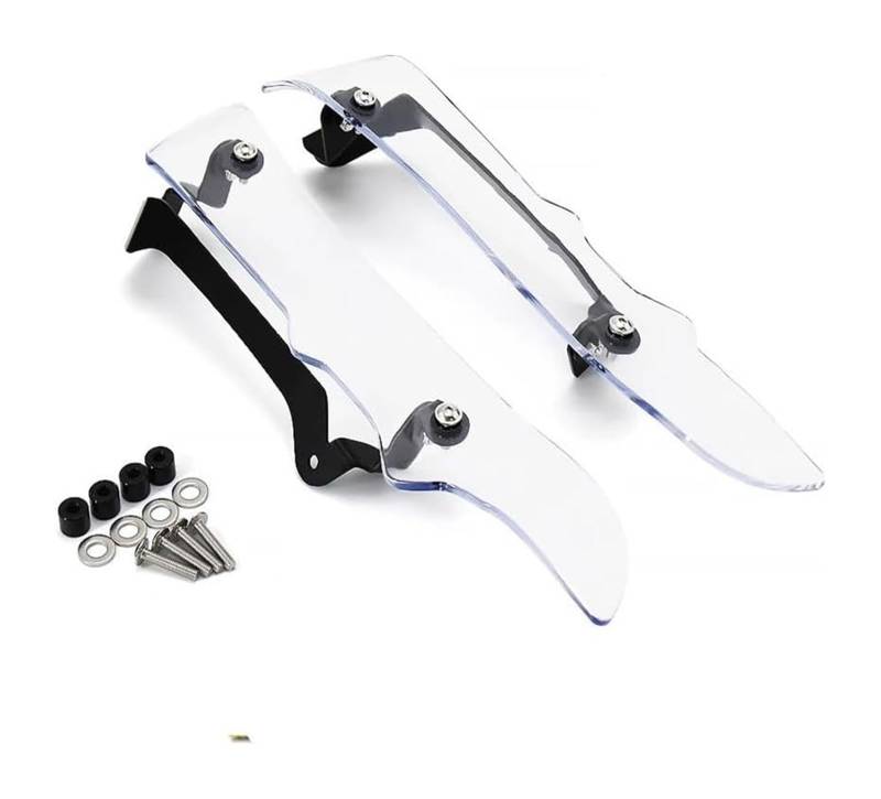 Seitenluftkanal Abdeckung Für K 1600 B K1600B K 1600 GTL K1600GTL Motorrad Zubehör Seite Windschutzscheibe Knie Bein Schutz Streifen Spoiler Schlamm Schutz Seitenverkleidung(T-ransparent) von SRVSQTPTVK