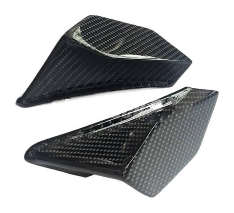 Seitenluftkanal Abdeckung Für K&awasaki Für Ninja 250/400 Motorrad Universal Winglet Aerodynamische Spoiler Wing Kit Dekoration Seitenverkleidung(Carbon Fiber) von SRVSQTPTVK