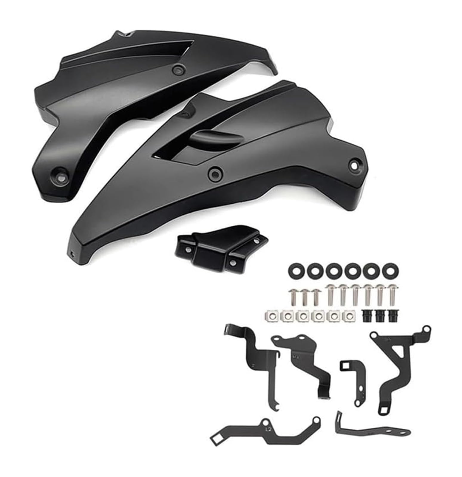 Seitenluftkanal Abdeckung Für K&awasaki Für Z900 2017-2024 Motorrad Motor Spoiler Untere Panel Verkleidung Abdeckung Rahmen Schutz Seitenverkleidung(Black 2017-2019) von SRVSQTPTVK