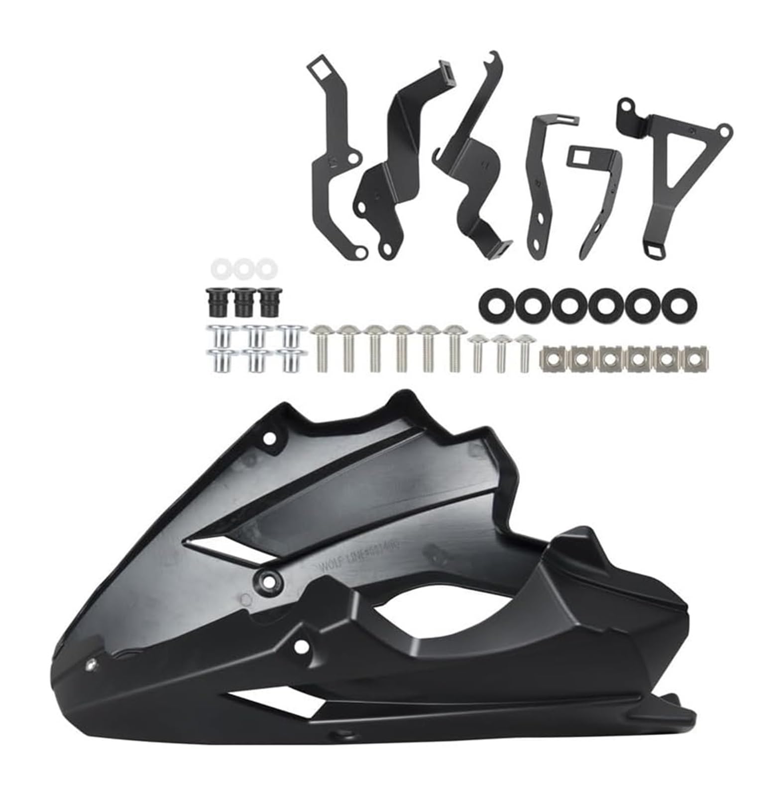 Seitenluftkanal Abdeckung Für K&awasaki Für Z900 2017-2024 Motorrad Zubehör Bauch Pan Motor Spoiler Untere Verkleidung Cowling Abdeckung Rahmen Panel Seitenverkleidung(Black2020-2024) von SRVSQTPTVK