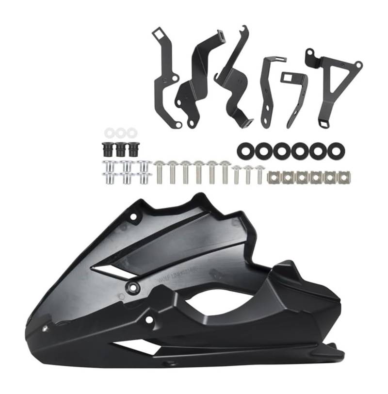 Seitenluftkanal Abdeckung Für K&awasaki Für Z900 2017-2024 Motorrad Zubehör Bauch Pan Motor Spoiler Untere Verkleidung Cowling Abdeckung Rahmen Panel Seitenverkleidung(Black2020-2024) von SRVSQTPTVK