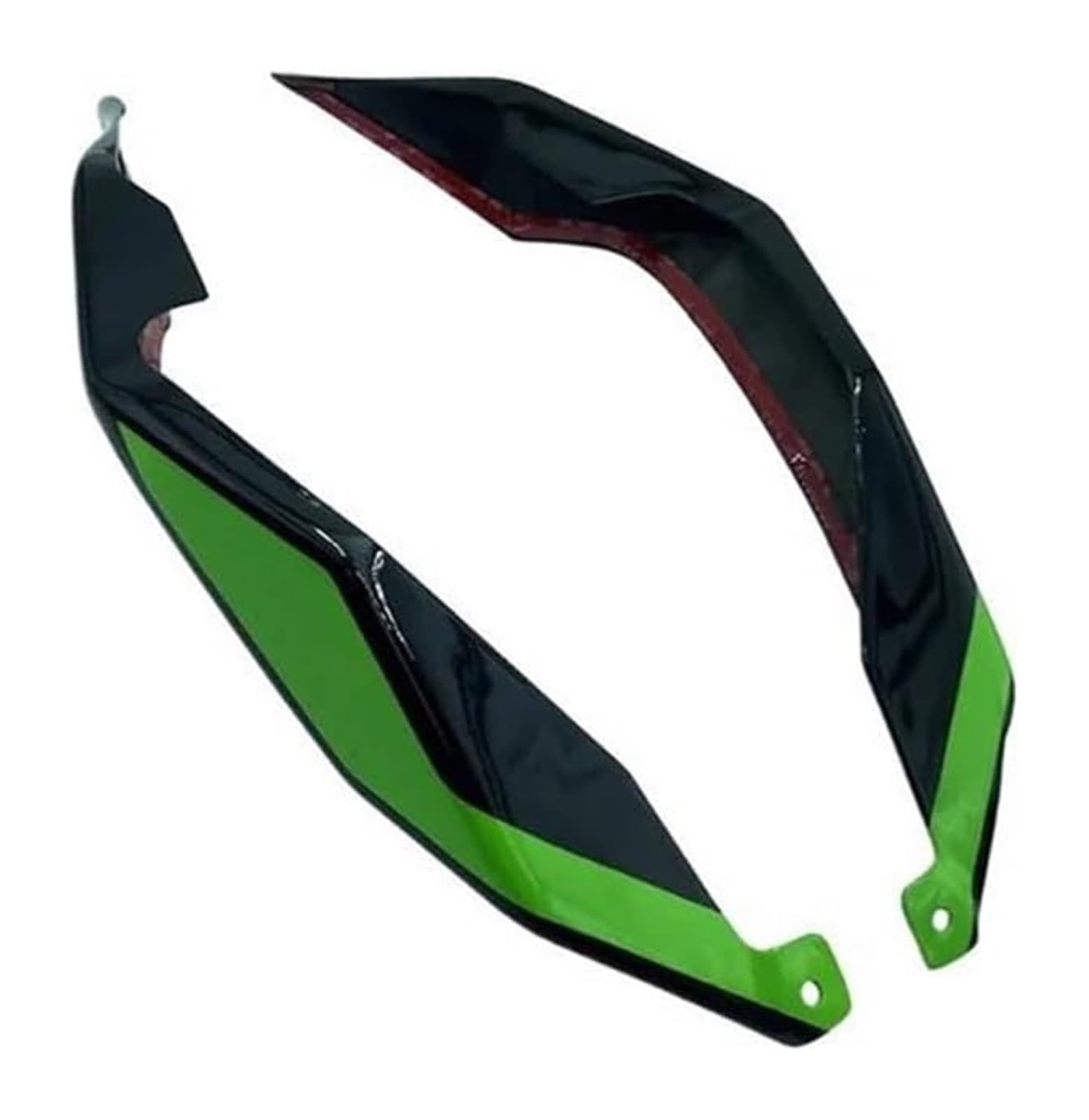 Seitenluftkanal Abdeckung Für K&awasaki Für ZX-10R Für ZX10R 2016-2020 Motorrad-Heckverkleidungssatz Feste Flügelseite Aerodynamischer Winglet-Spoiler Seitenverkleidung(Schwarz) von SRVSQTPTVK