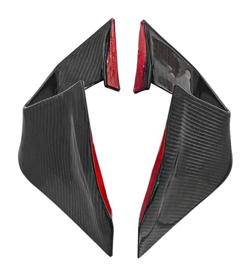 Seitenluftkanal Abdeckung Für K&awasaki Für ZX-25R Für ZX25R Für ZX-4R Für ZX-4RR 2021-2024 Motorrad Fester Windflügel Aerodynamisches Spoiler Winglet Seitenverkleidung(Color 02) von SRVSQTPTVK