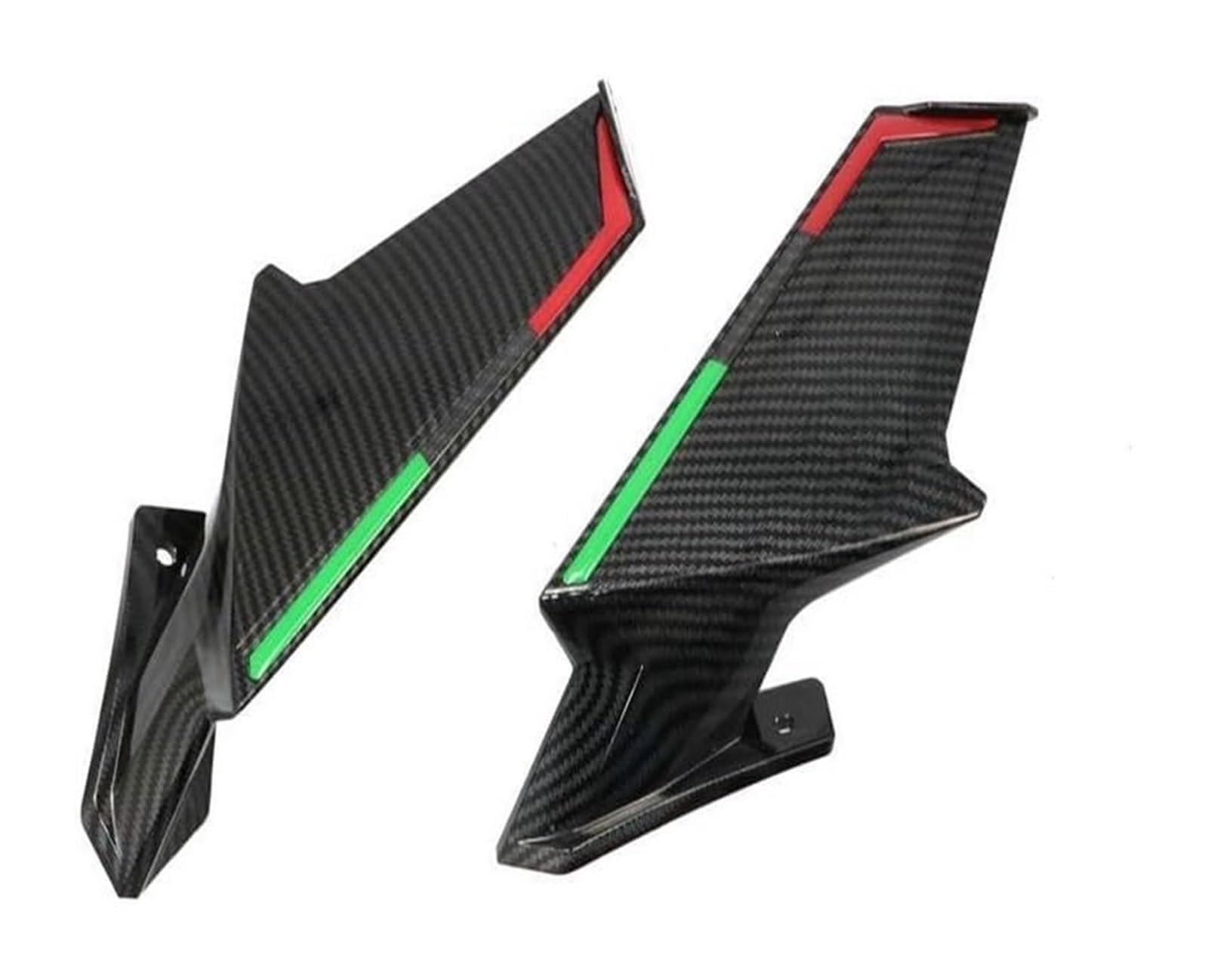 Seitenluftkanal Abdeckung Für K1600 GT/GTL Für R1200GS Für R1200GS Für Adventure Für R1200R Motorrad Winglet Aerodynamische Flügel Kit Spoiler Seitenverkleidung(Color-d) von SRVSQTPTVK