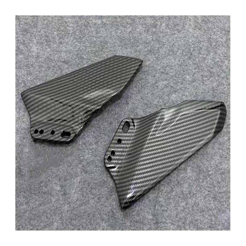 Seitenluftkanal Abdeckung Für Kaw&asaki Für Ninja 650 ER6F ER-6F ER 6F 2017-2019 Motorradspiegel Frontverkleidung Winglets Aerodynamische Seitenflügel Spoiler Seitenverkleidung(A Glossy Carbon) von SRVSQTPTVK