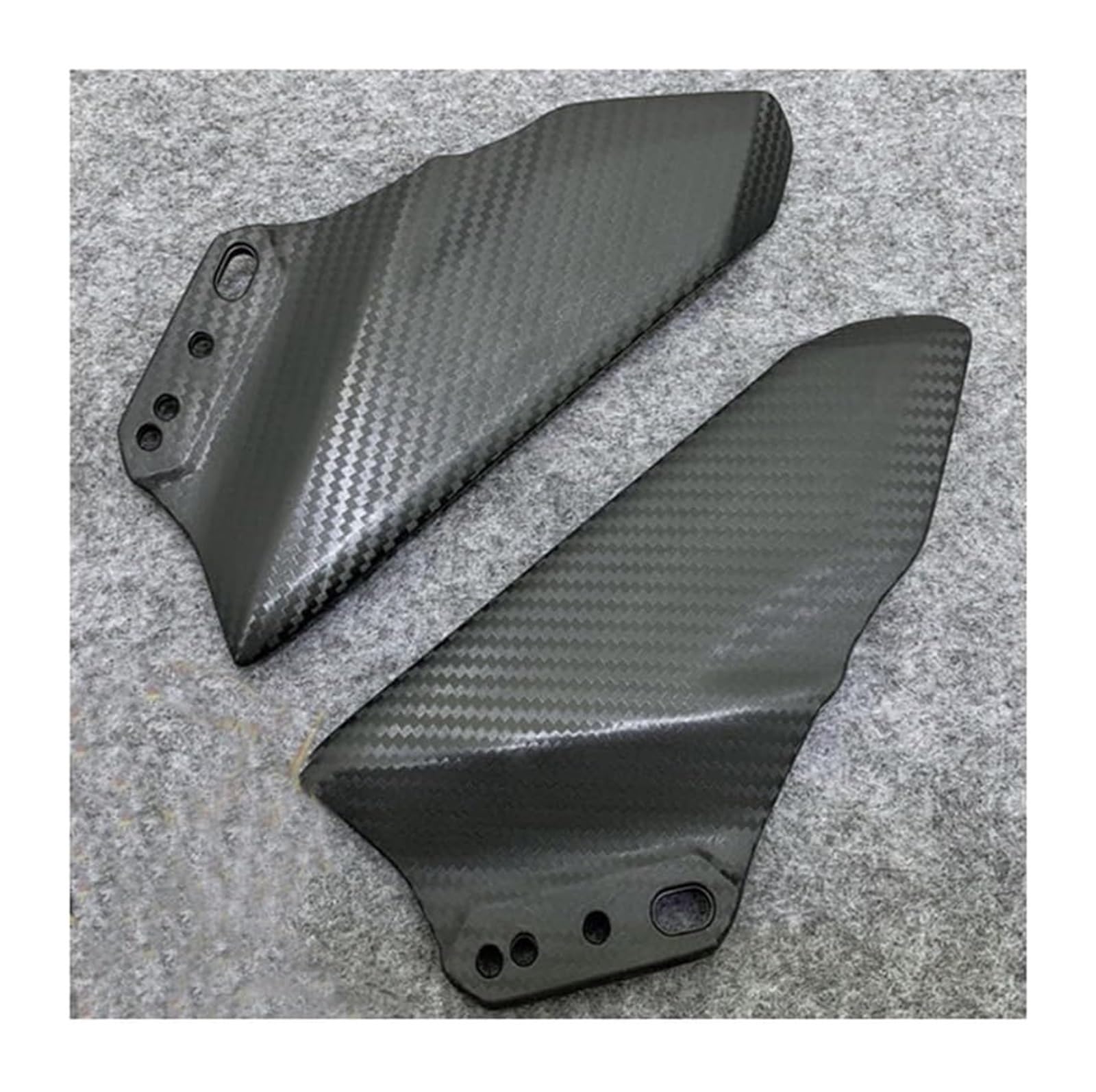 Seitenluftkanal Abdeckung Für S&uzuki Für GSX 250R Für GSX250R 2017-2022 Motorrad Winglet Front Aerodynamische Windschutzscheibe Verkleidung Flügel Spoiler Seitenverkleidung(B Matte Carbon) von SRVSQTPTVK