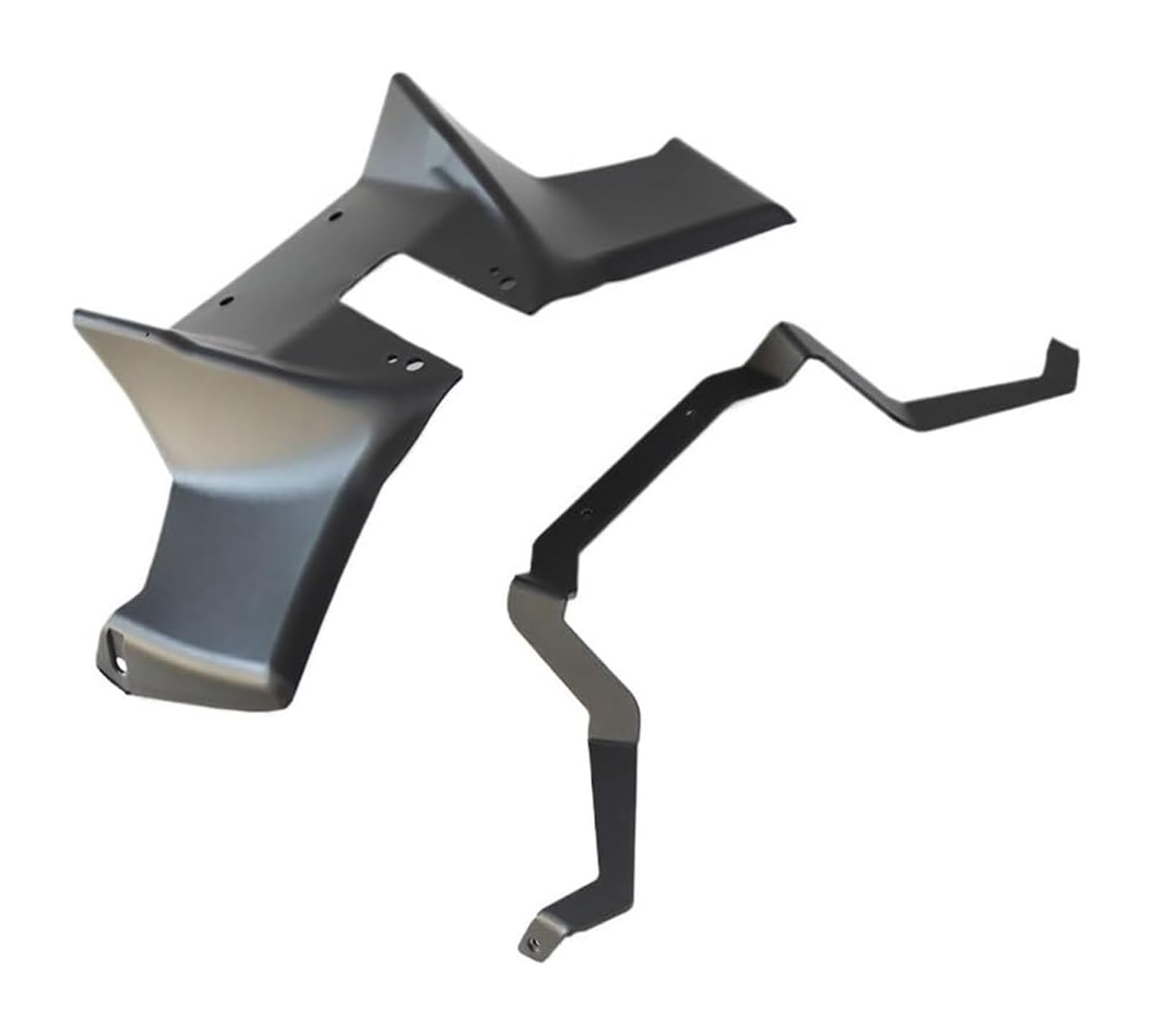 Seitenluftkanal Abdeckung Für S&uzuki Für GSX-8S Für GSX 8S 2023 2024 Motorrad Frontspoiler Frontal Sport Winglet Aerodynamischer Wing Kit Spoiler Seitenverkleidung(Schwarz) von SRVSQTPTVK