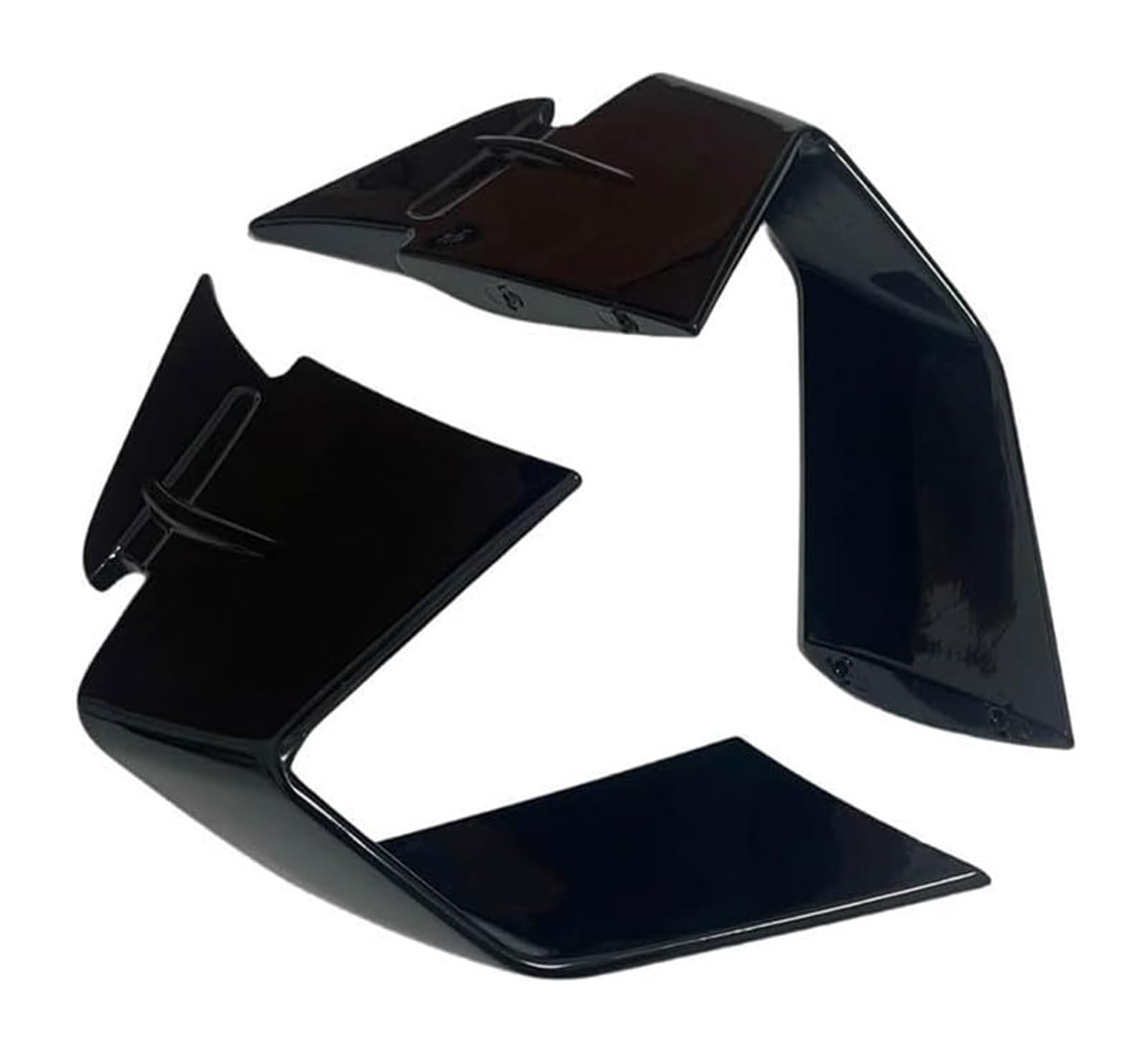Seitenluftkanal Abdeckung Für S1000 RR M1000RR 2019-2023 Frontspoiler Wind Winglet Motorrad Aerodynamischer Flügel Spoiler Kit Seitenverkleidung(19-22 Glossy Black) von SRVSQTPTVK