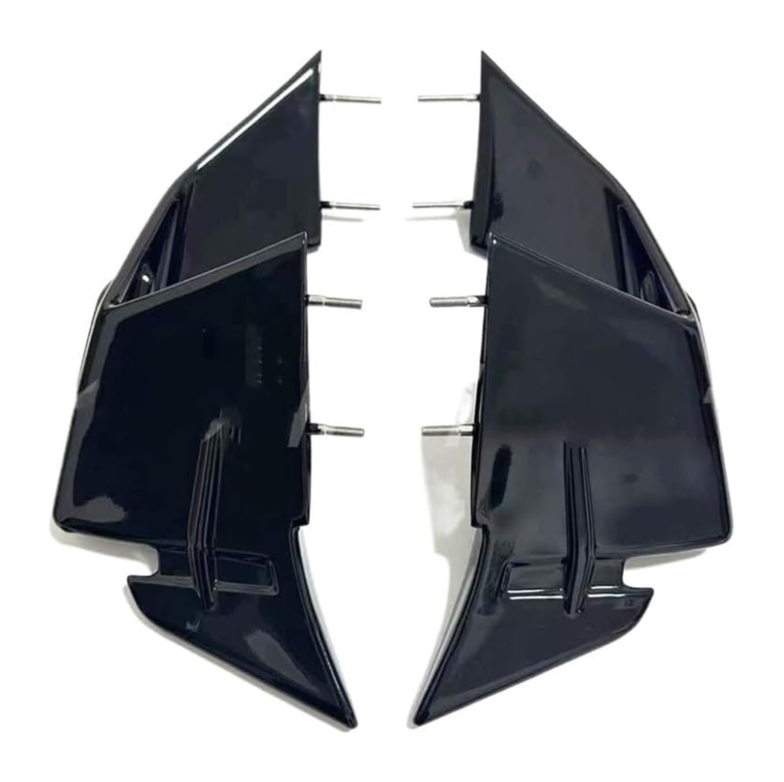 Seitenluftkanal Abdeckung Für S1000 RR M1000RR 2019-2023 Frontspoiler Wind Winglet Motorrad Aerodynamischer Flügel Spoiler Kit Seitenverkleidung(23-24 Glossy Black) von SRVSQTPTVK